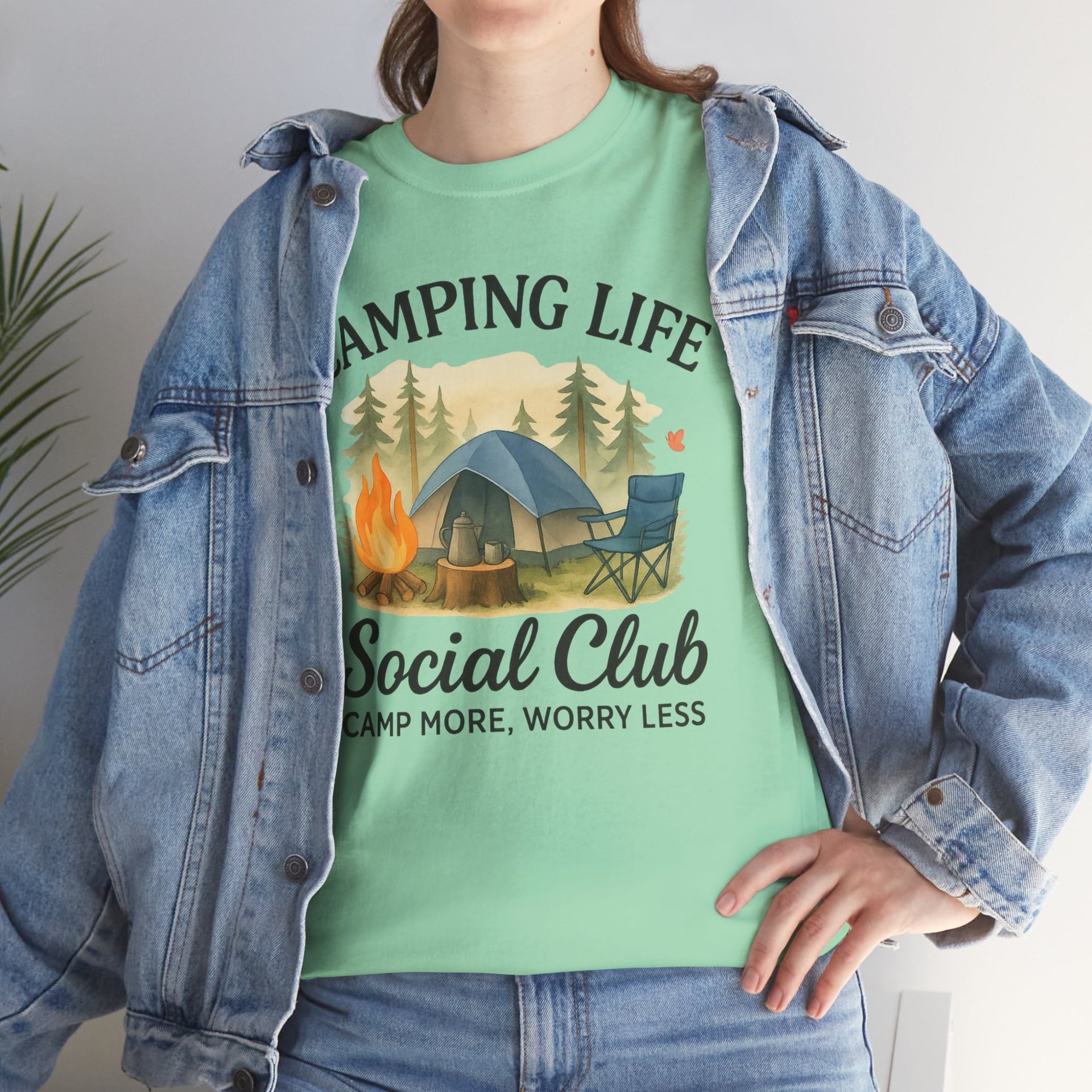 Camping Life Social Club Camp More Worry Less
