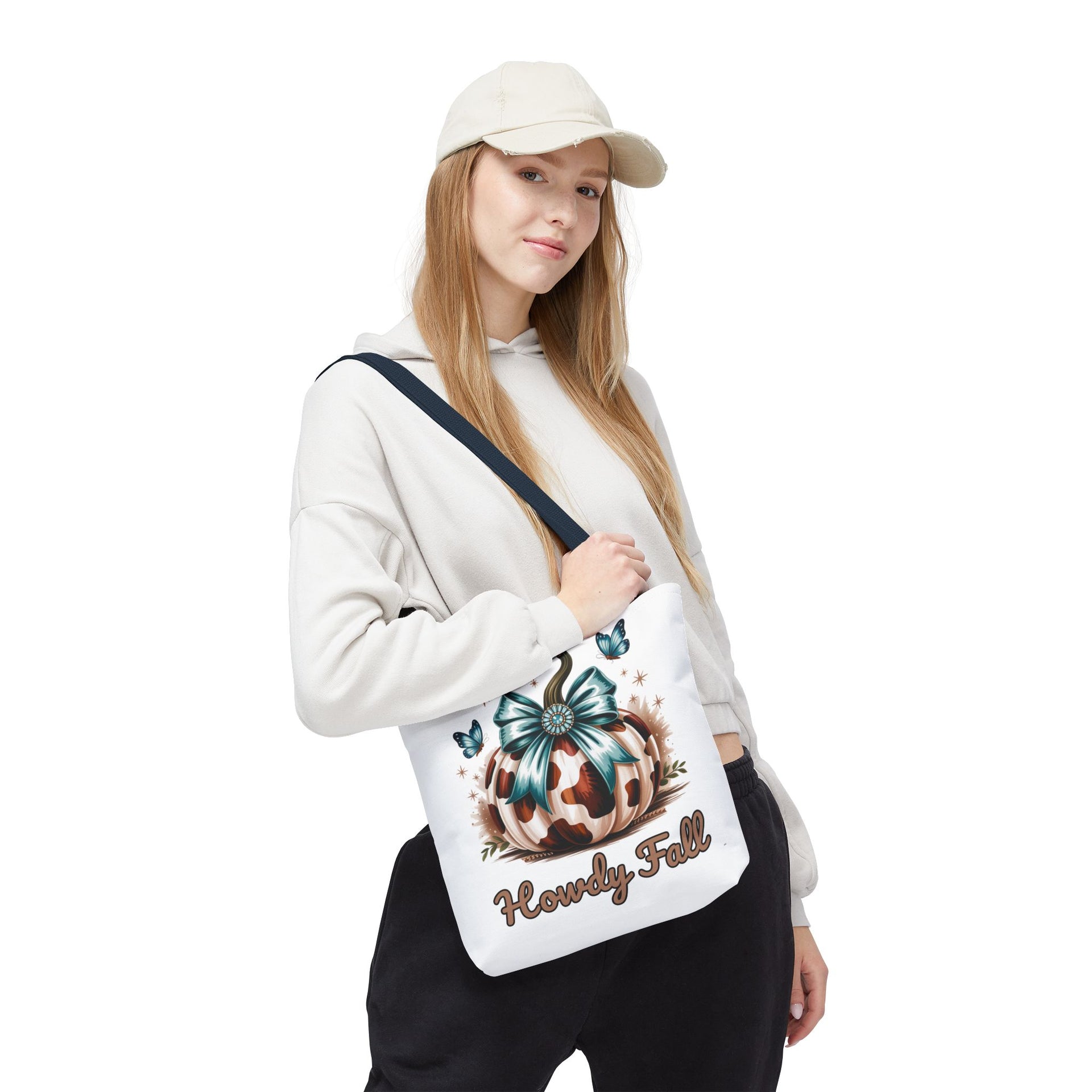 Howdy Fall Western Pumpkin Cowhide Bag