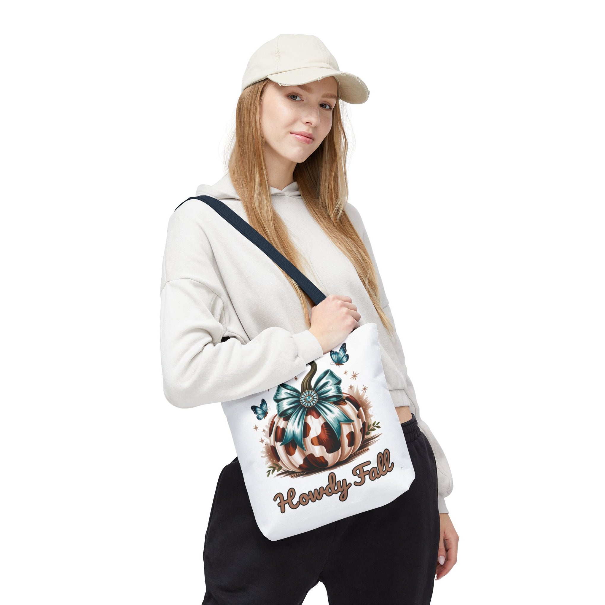 Howdy Fall Western Pumpkin Cowhide Bag