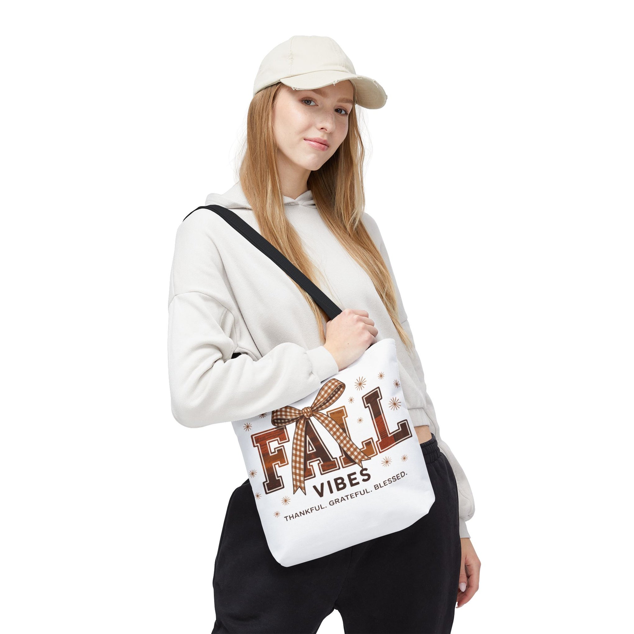 Fall Vibes, Thankful - Grateful - Blessed, Fall Bag, Halloween Shirt, Halloween Bag, Cute Halloween Must Halloween, Retro Halloween Bag