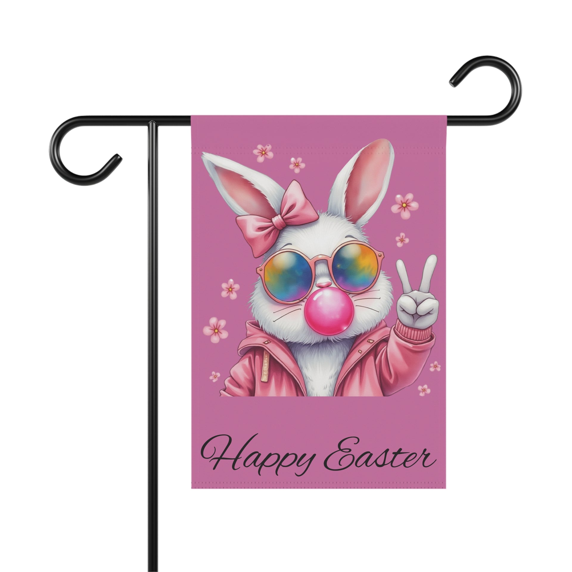 Happy Easter...Whimsical Garden Banner, Playful Outdoor Sign, Dragon Decoration, Unique Yard Art, Sarcastic Home Décor, Garden Humor