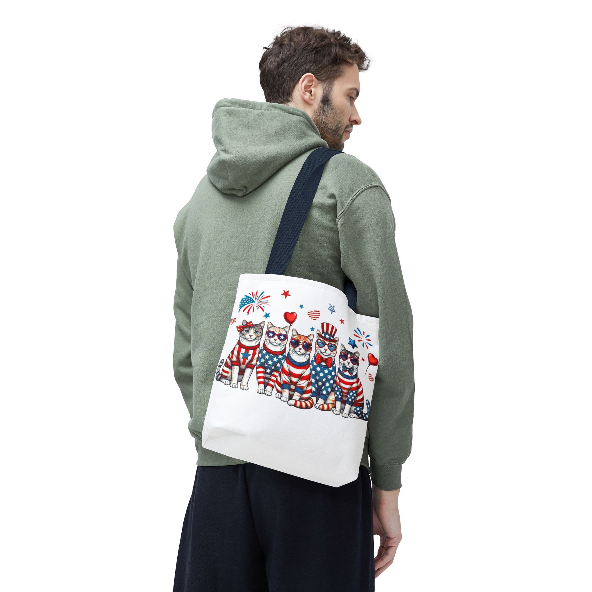 4th of July Patriotic Cat Bag