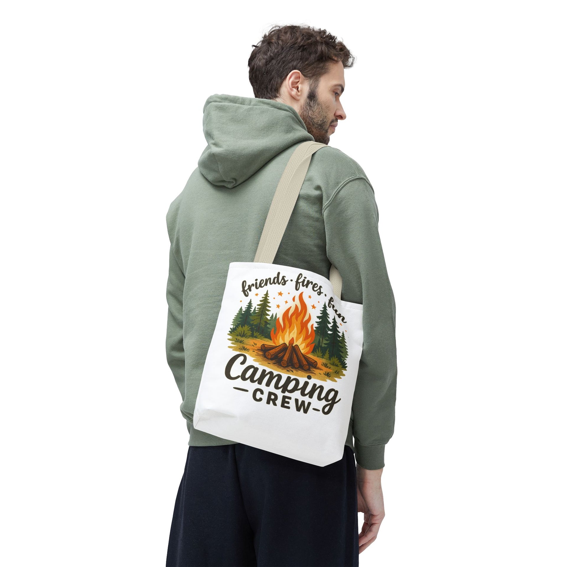 Friends Fire Fun Camping Crew Bag