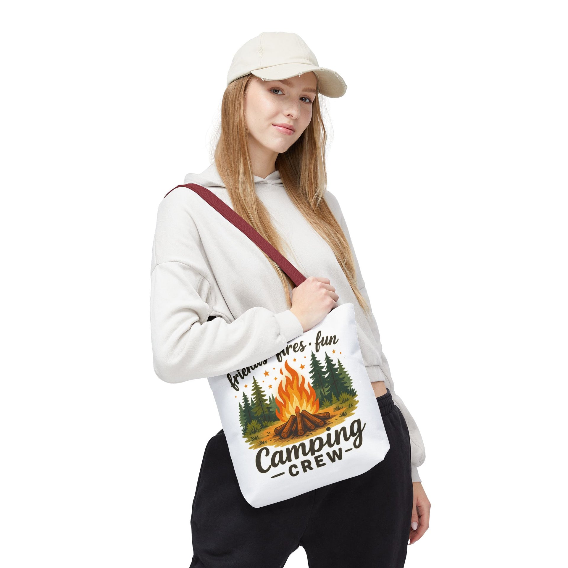 Friends Fire Fun Camping Crew Bag