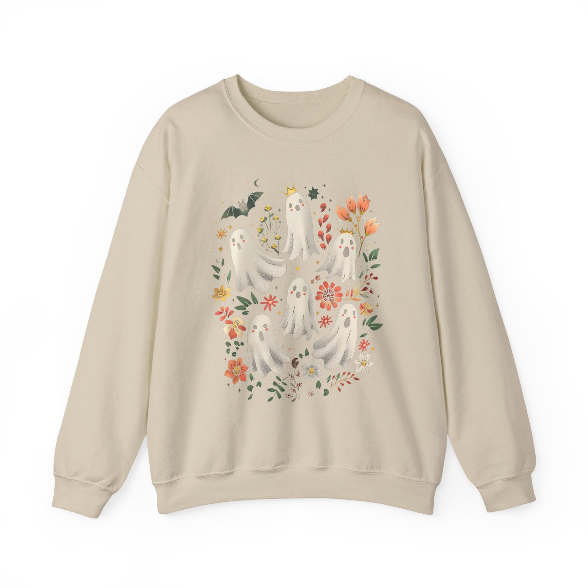 Ghost Spooky Season Pumpkin Halloween Sweatshirt, Halloween Sweatshirt