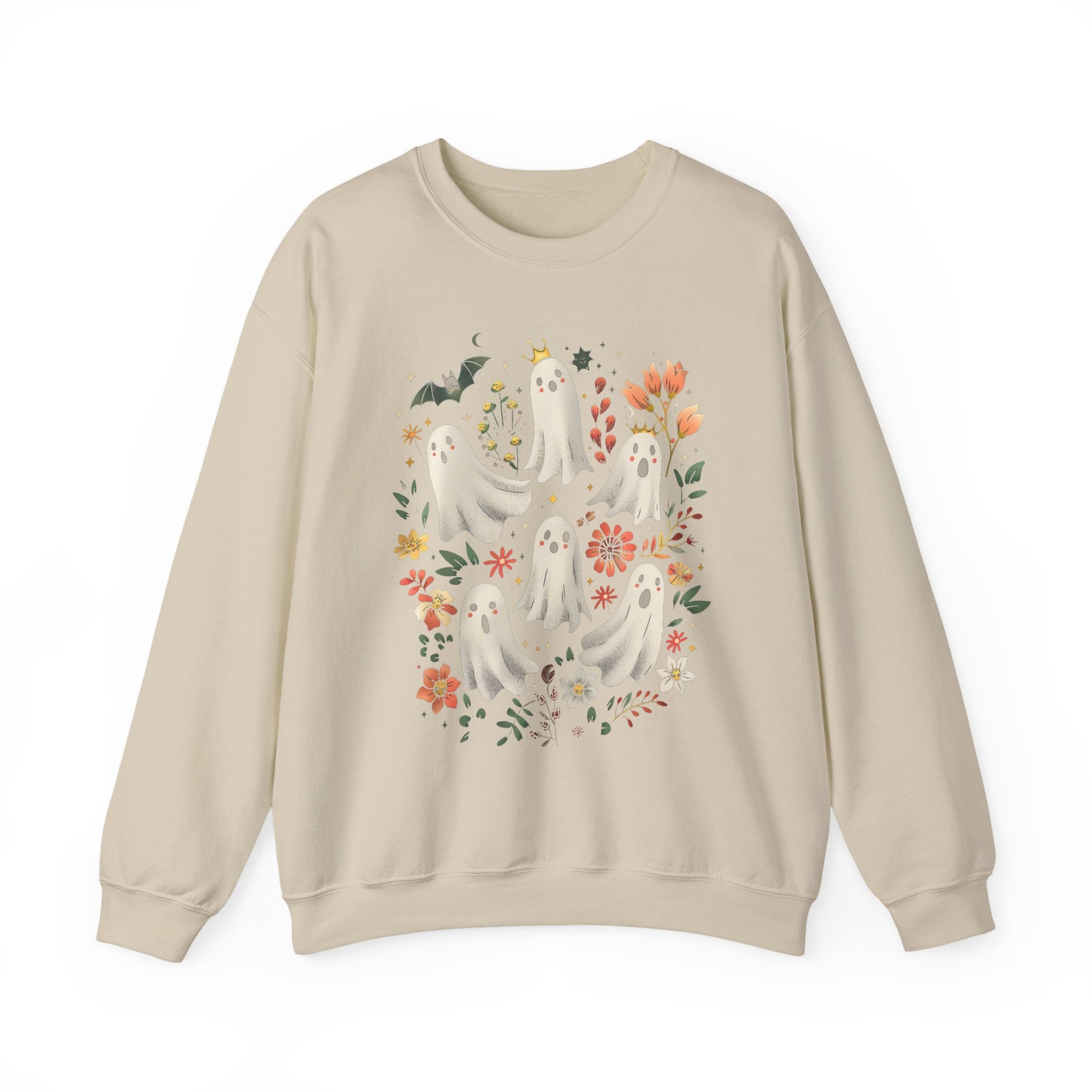Ghost Spooky Season Pumpkin Halloween Sweatshirt, Halloween Sweatshirt