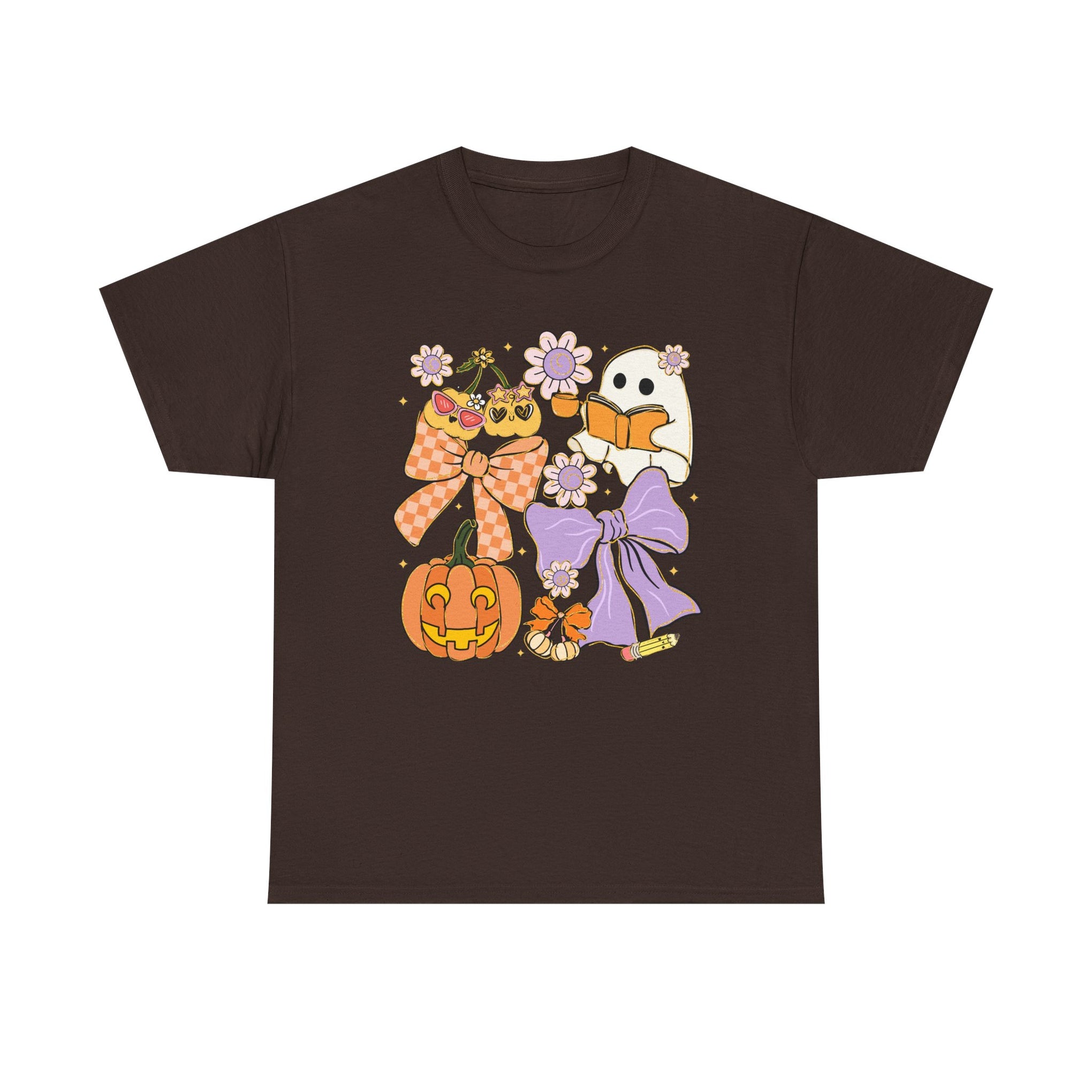 Spooky Teacher Halloween Coquette T-Shirt