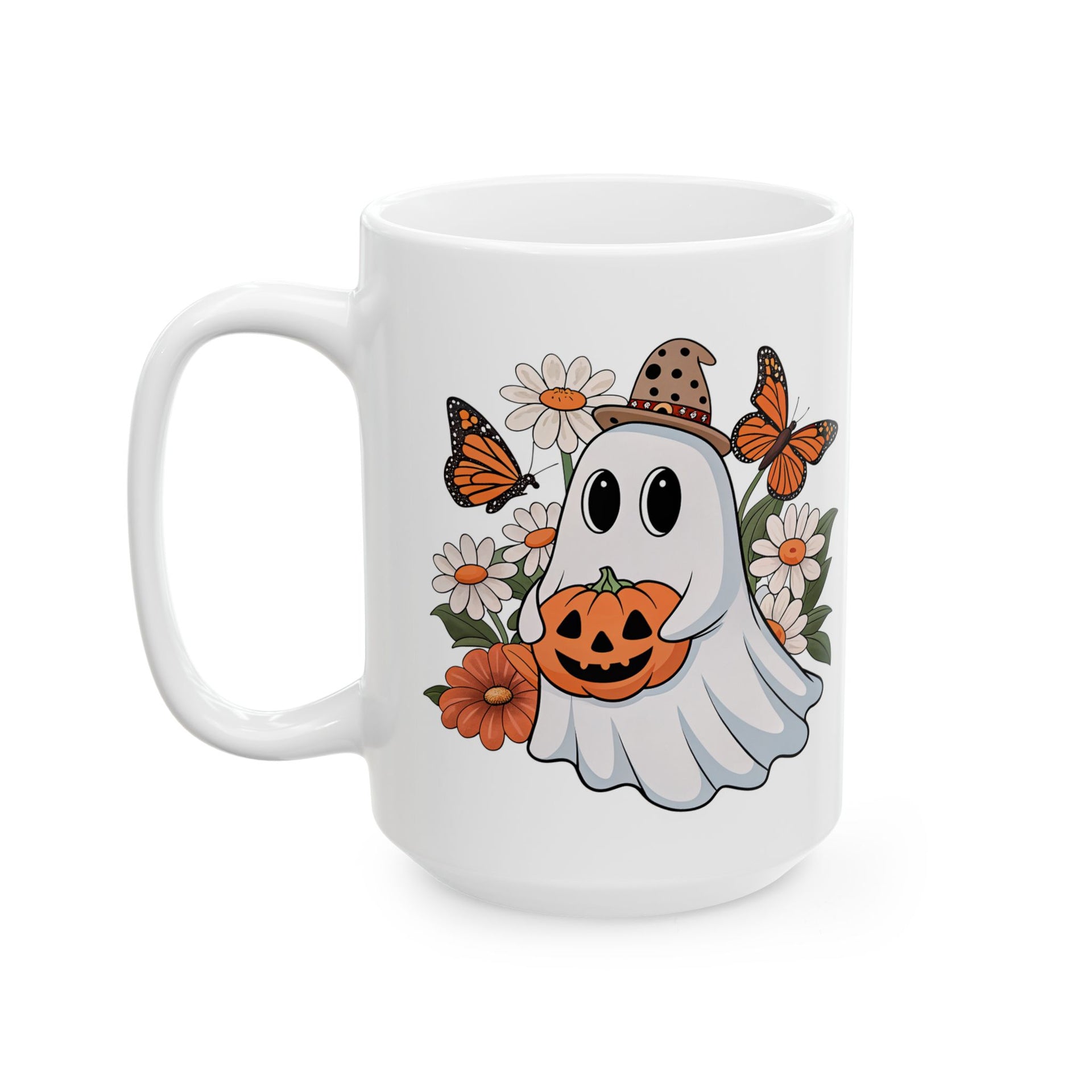 Cute Halloween Ghosts Cup, Halloween cup 11oz and 15oz cup