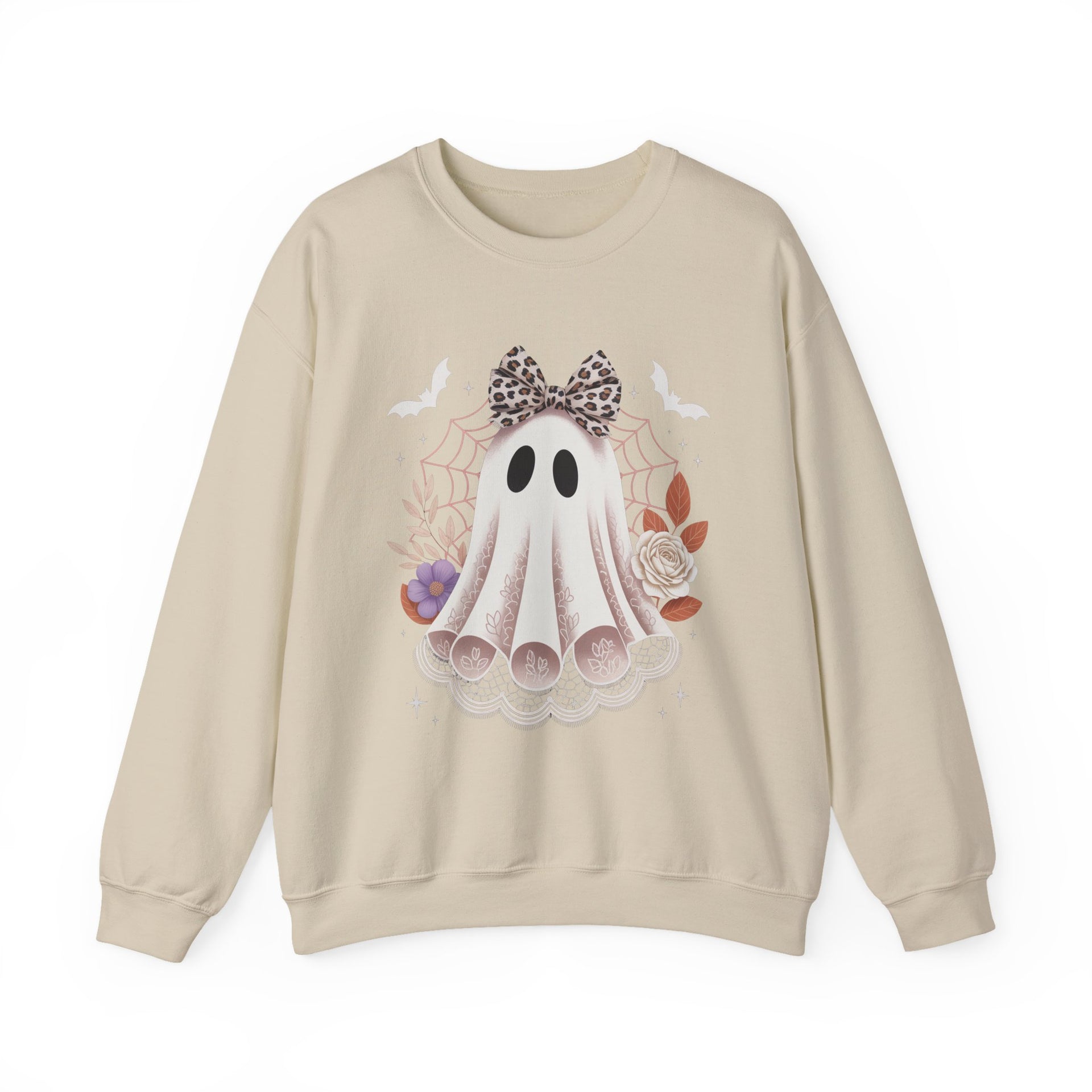 Spooky Season, Coquette Ghost Sweatshirt, Halloween Sweatshirt