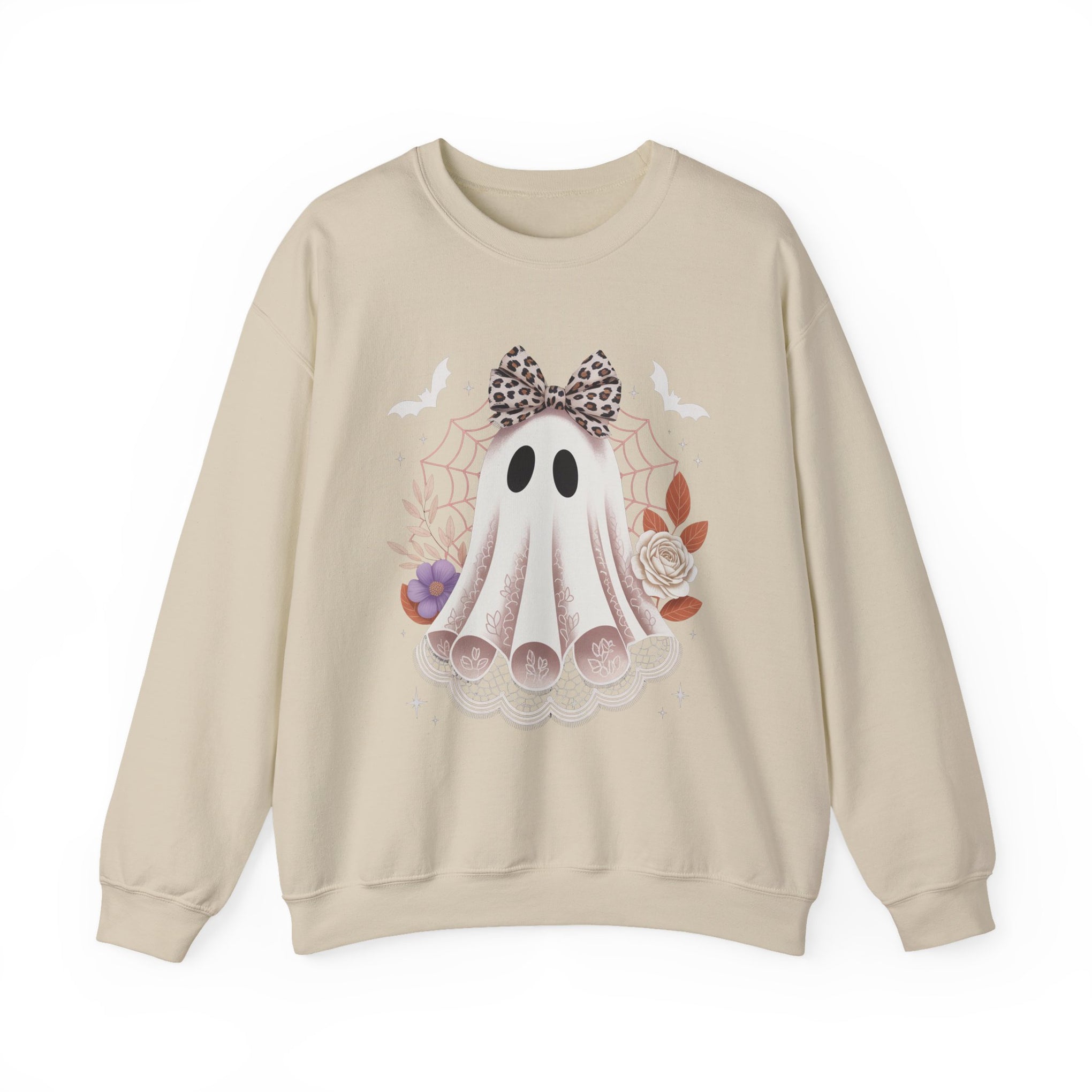 Spooky Season, Coquette Ghost Sweatshirt, Halloween Sweatshirt