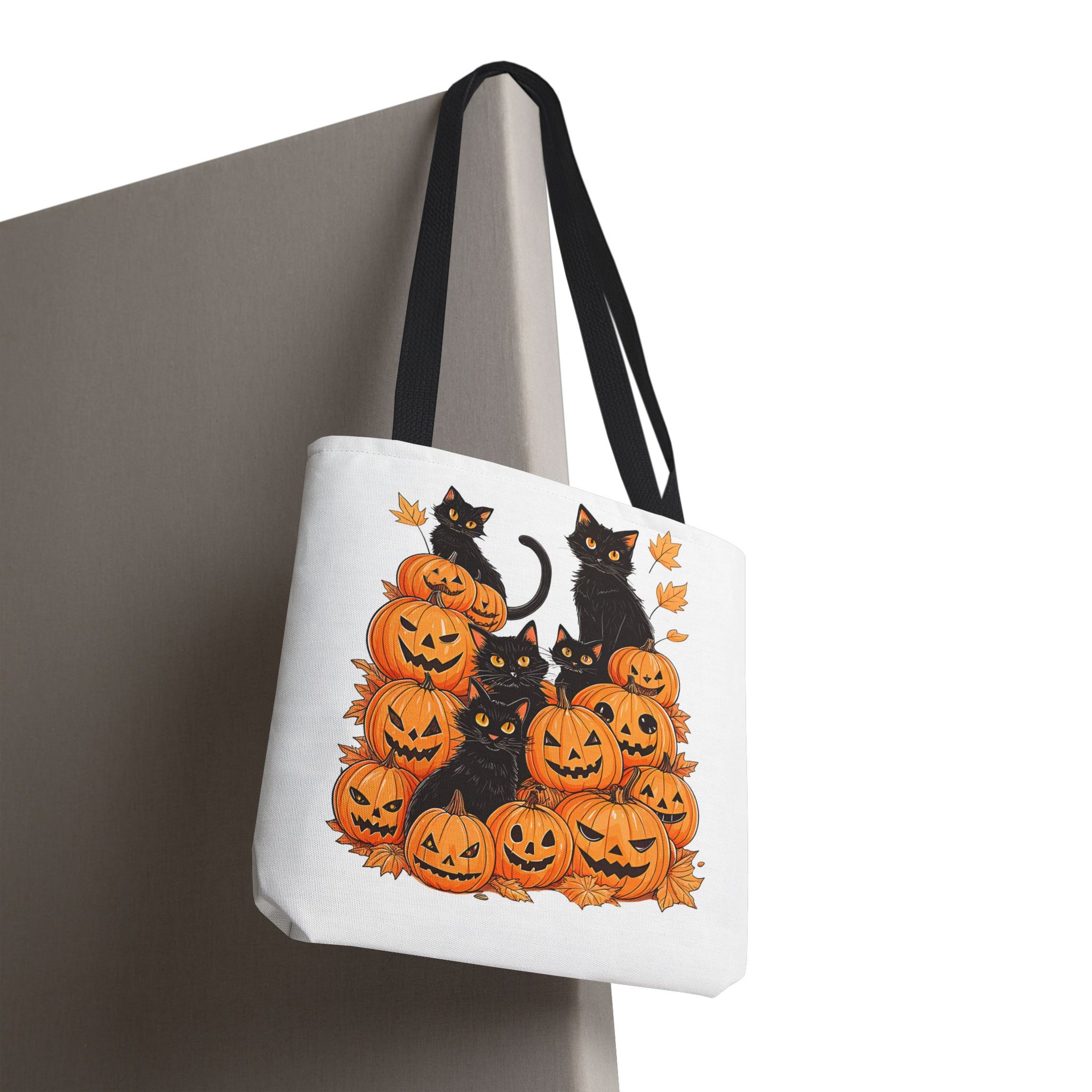 Halloween Black Cat Pumpkin Bag, Cute Halloween Must Halloween, Retro Halloween Bag