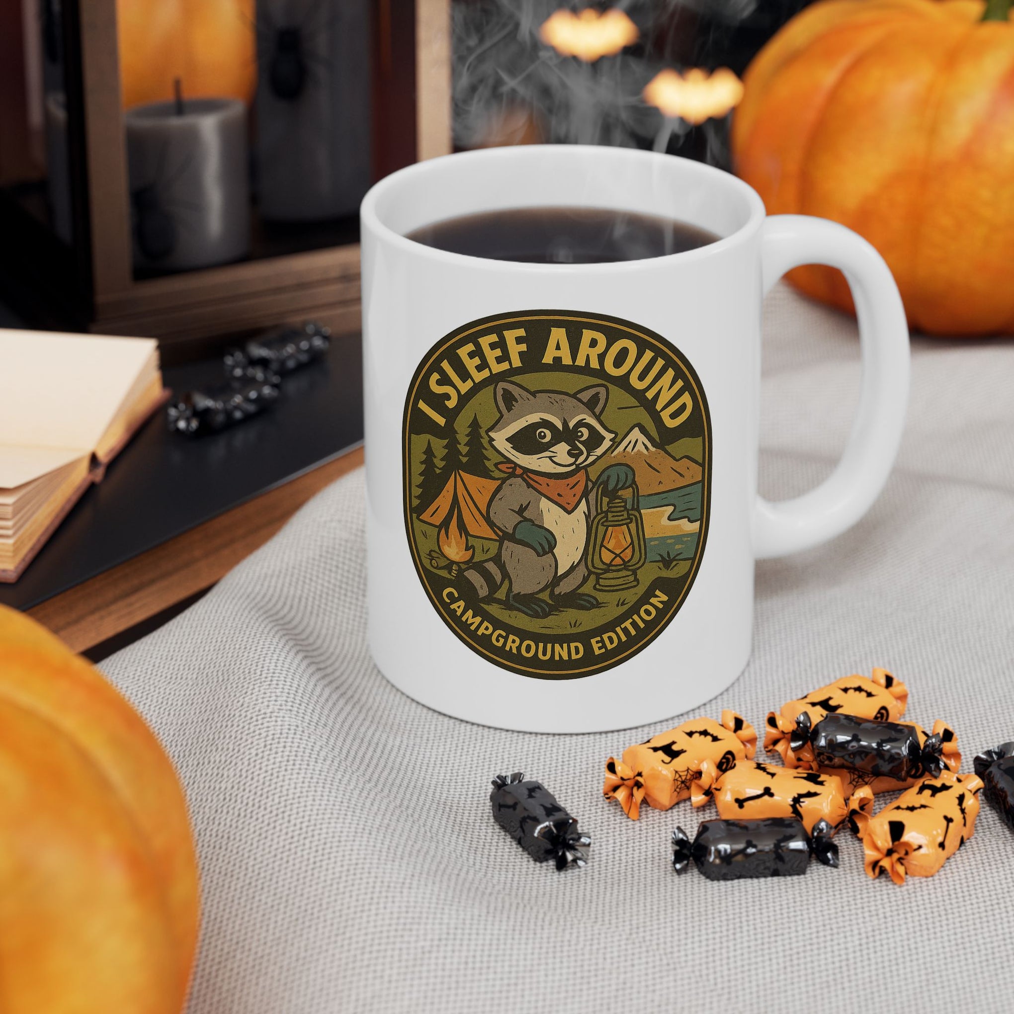I Sleep Around Mug