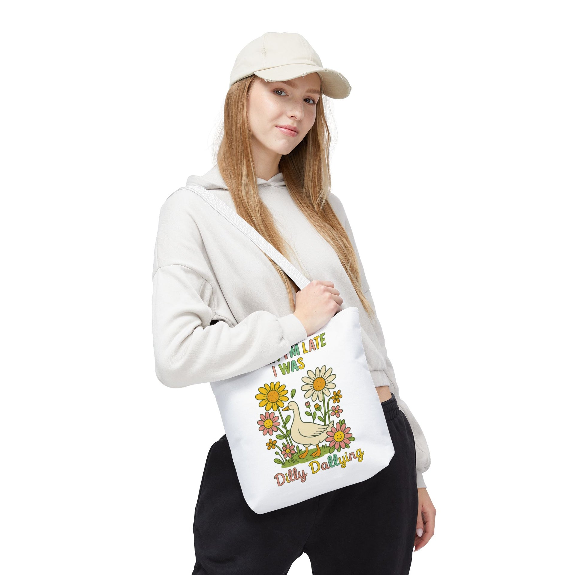 Sorry I'm Late I Was Dilly Dallying Summer Bag