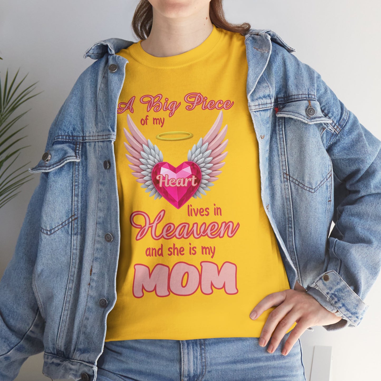 A Big Piece Of My Heart Lives In Heaven And She Is My Mom