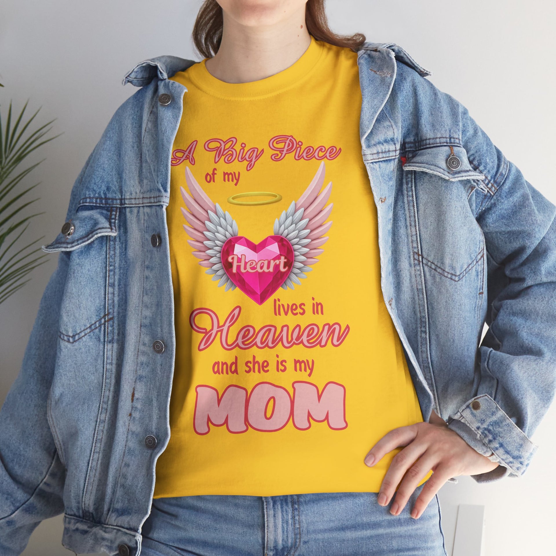A Big Piece Of My Heart Lives In Heaven And She Is My Mom
