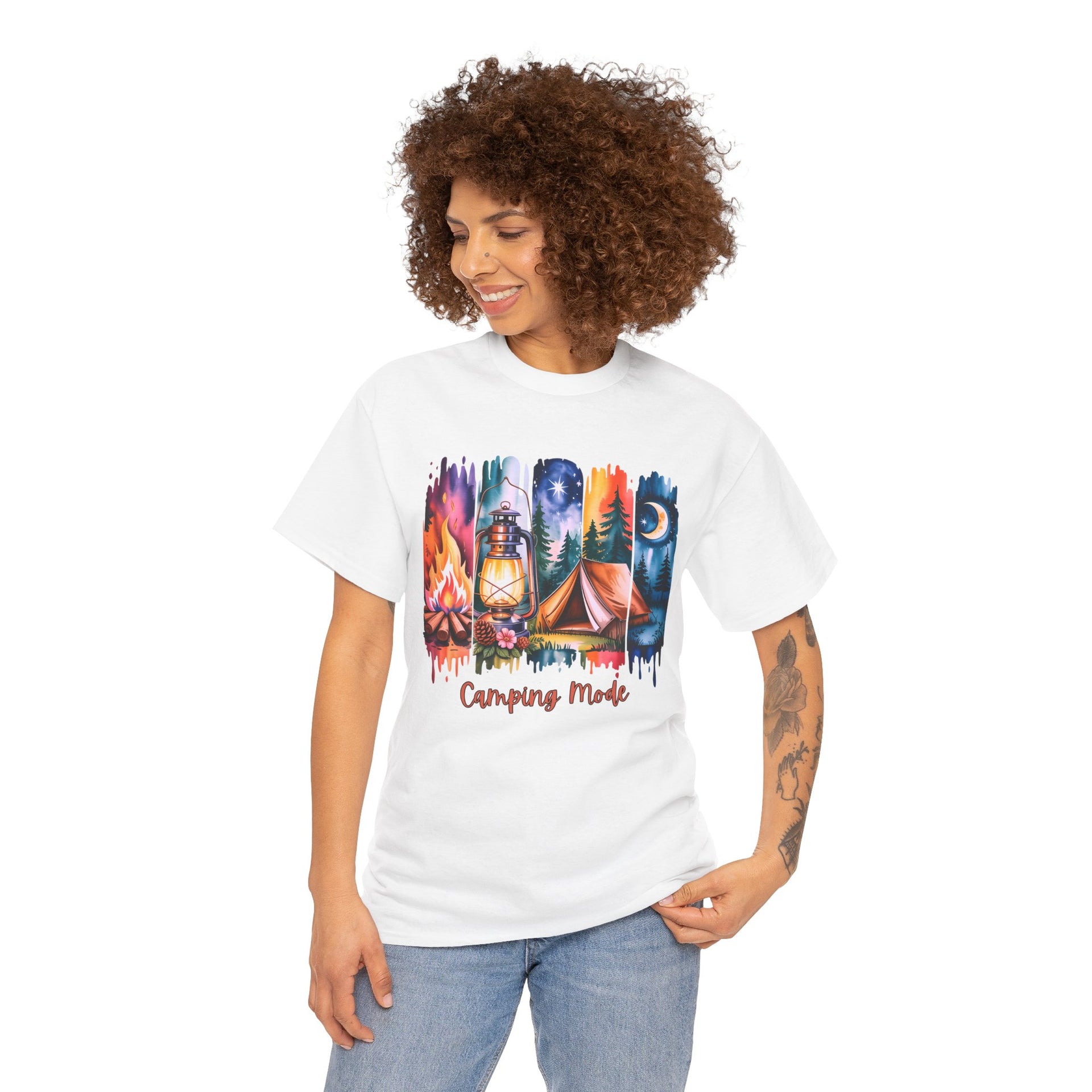 Camping Mode brush stroke T-Shirt