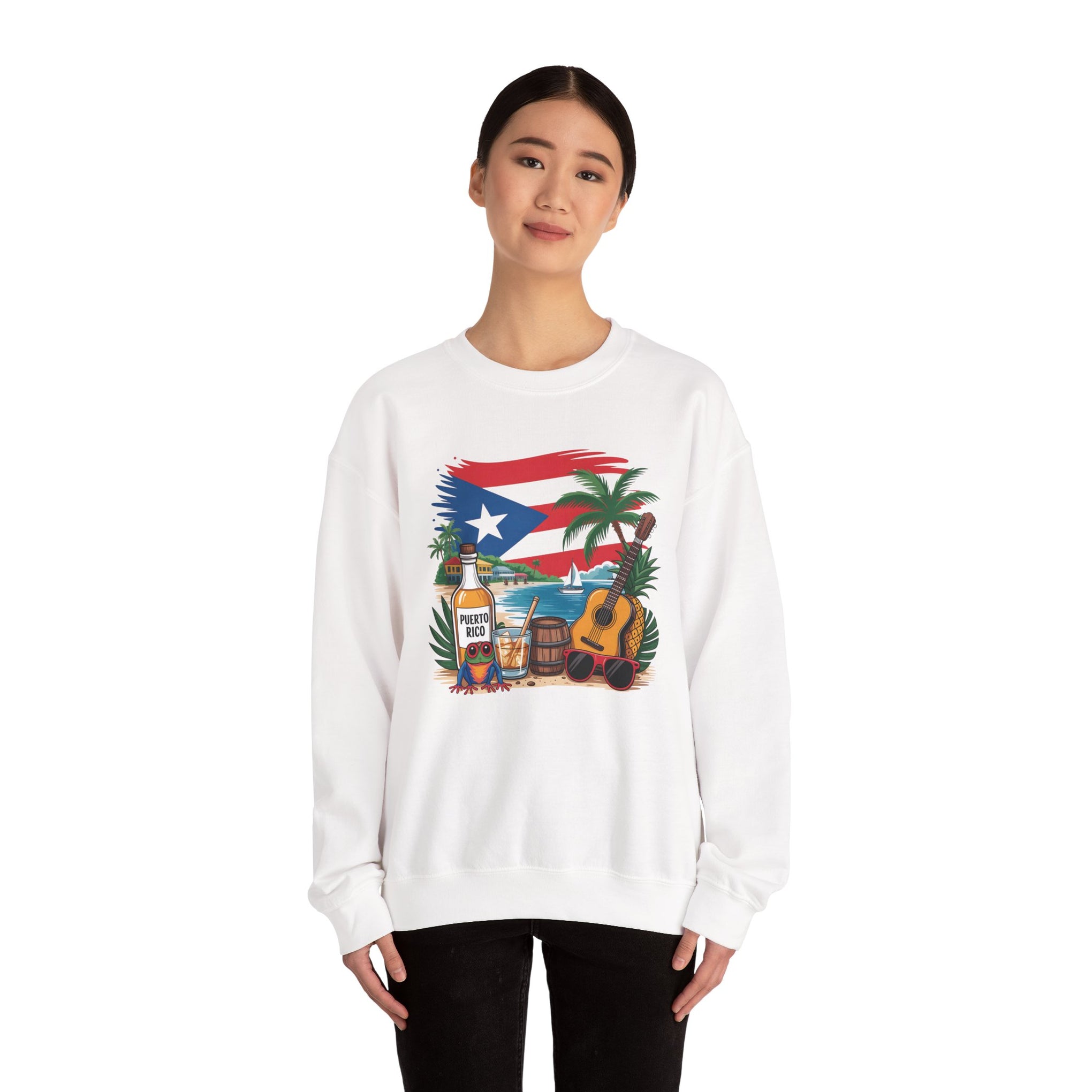 Boricua, Puerto Rico, Coqui Sweatshirt