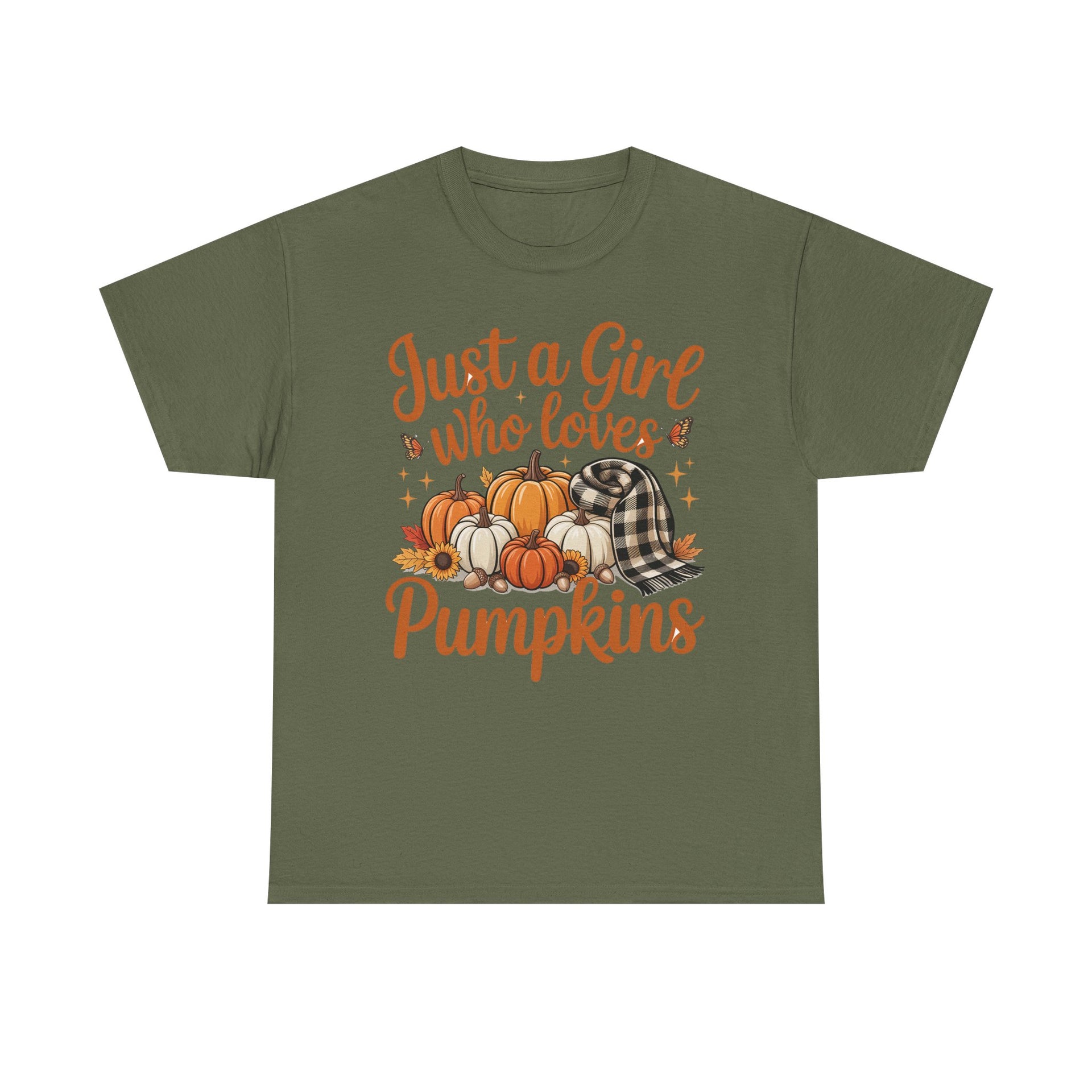 Just a Girl Who Loves Pumpkins, Fall  Shirt, Halloween, Halloween Shirt
