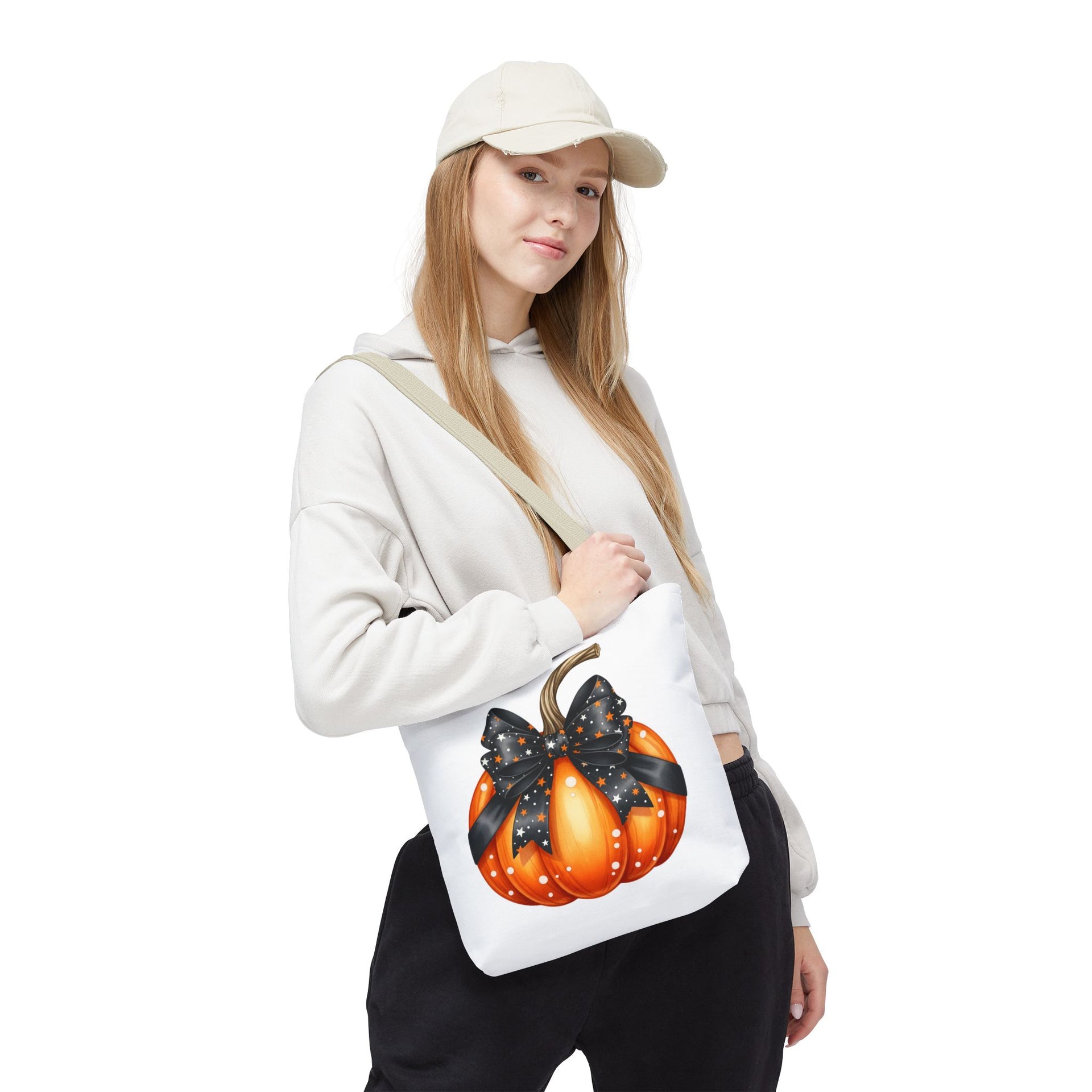 Retro Halloween Tote Bag - Vintage Style Fall Season Tote