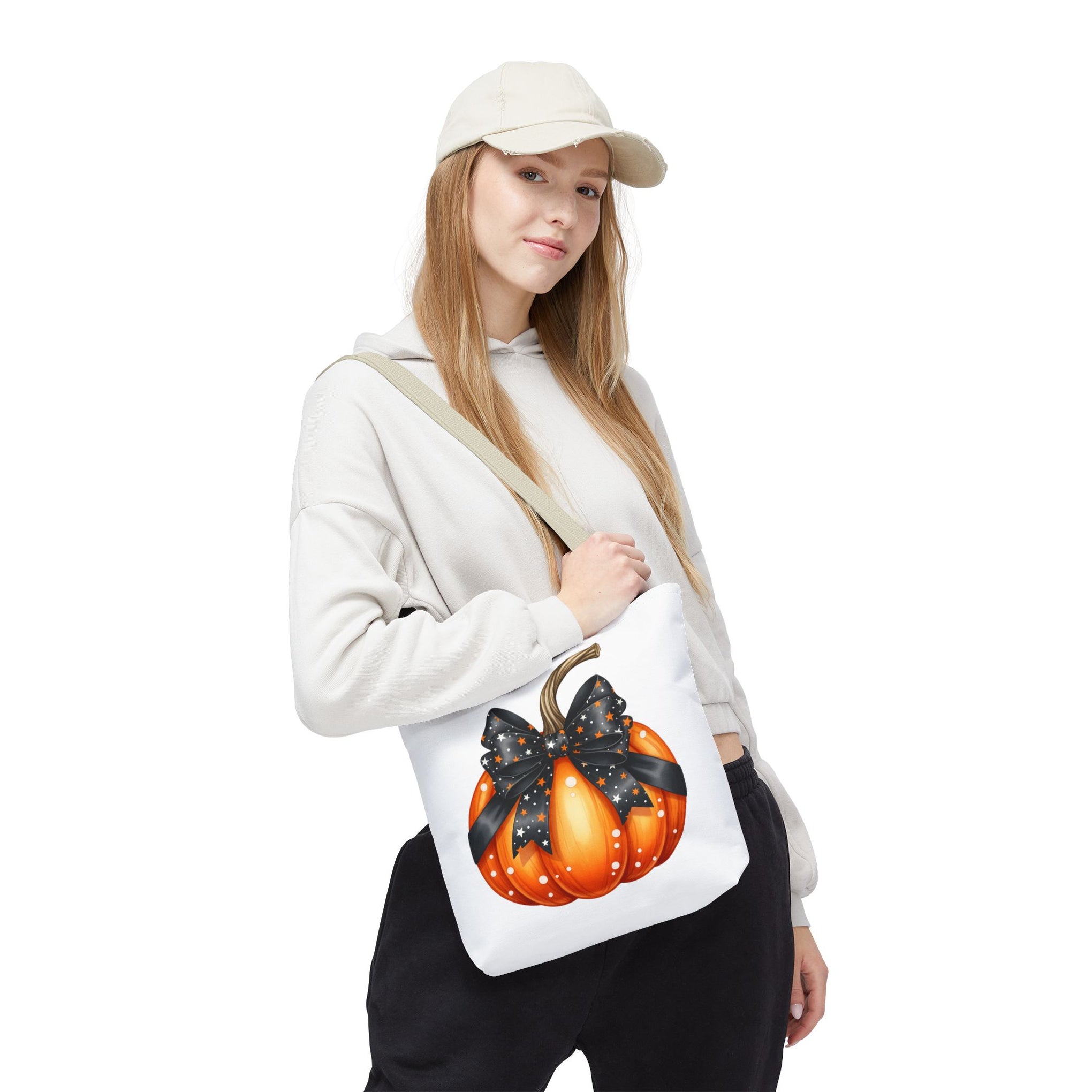 Retro Halloween Tote Bag - Vintage Style Fall Season Tote