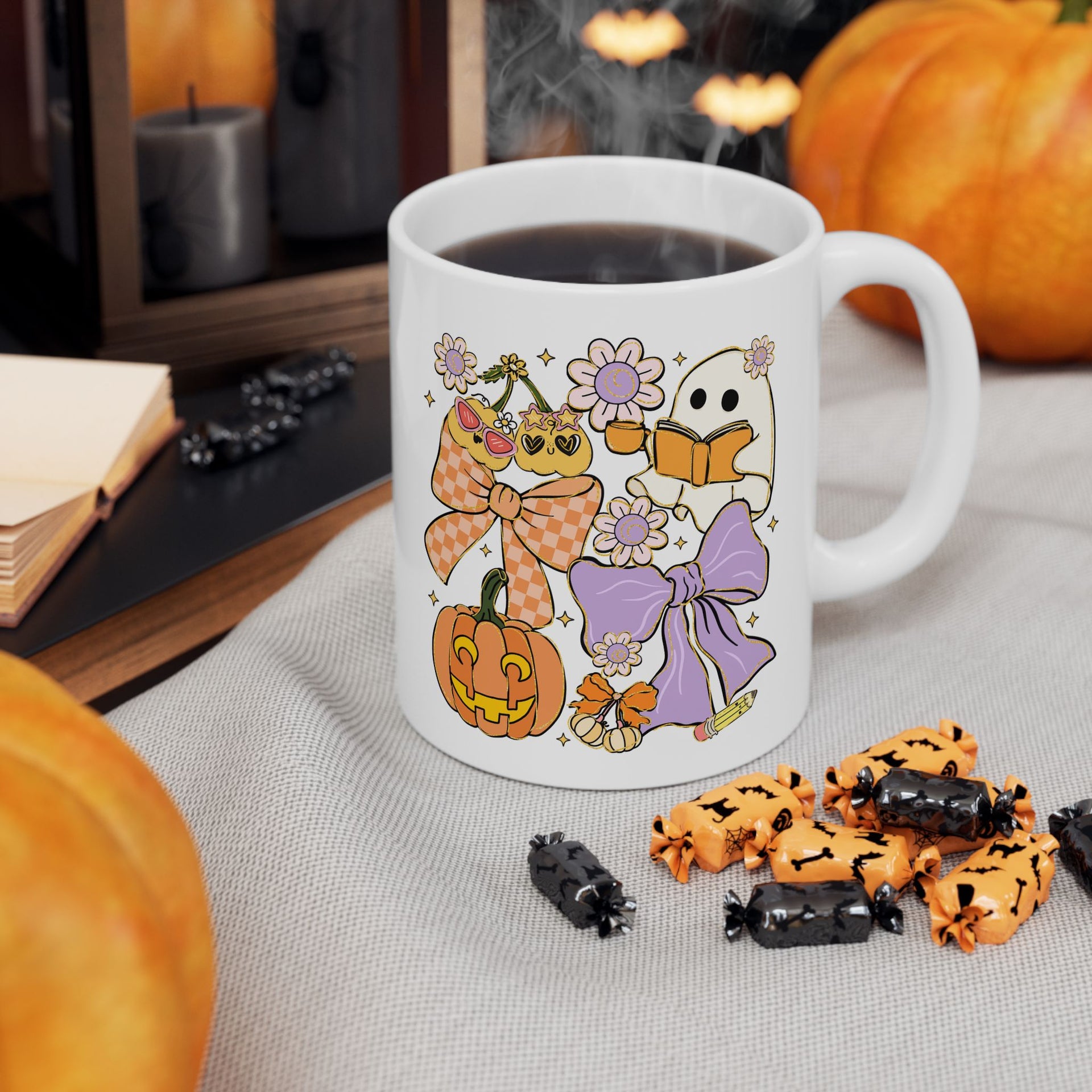 Spooky Teacher Halloween Coquette Mug