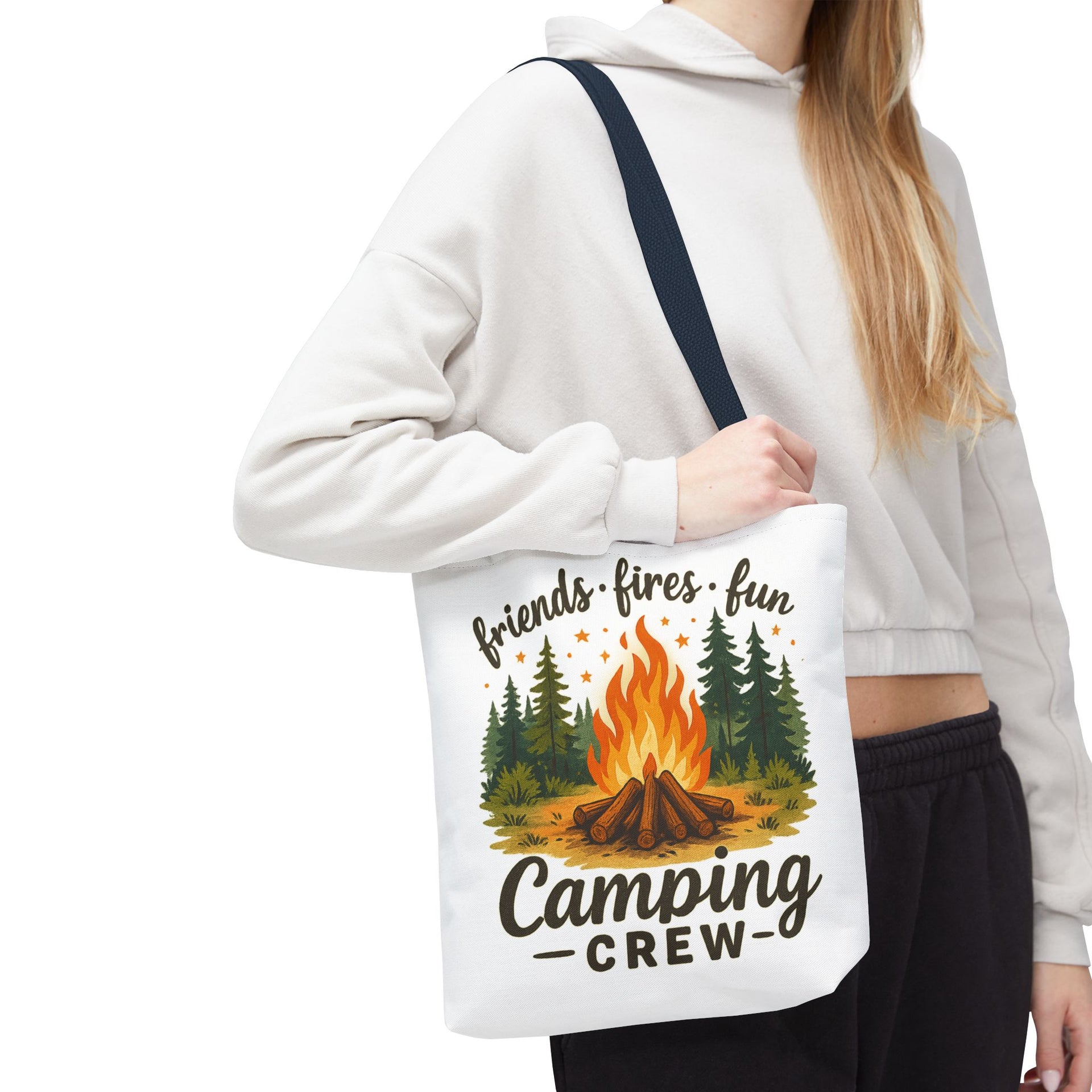 Friends Fire Fun Camping Crew Bag