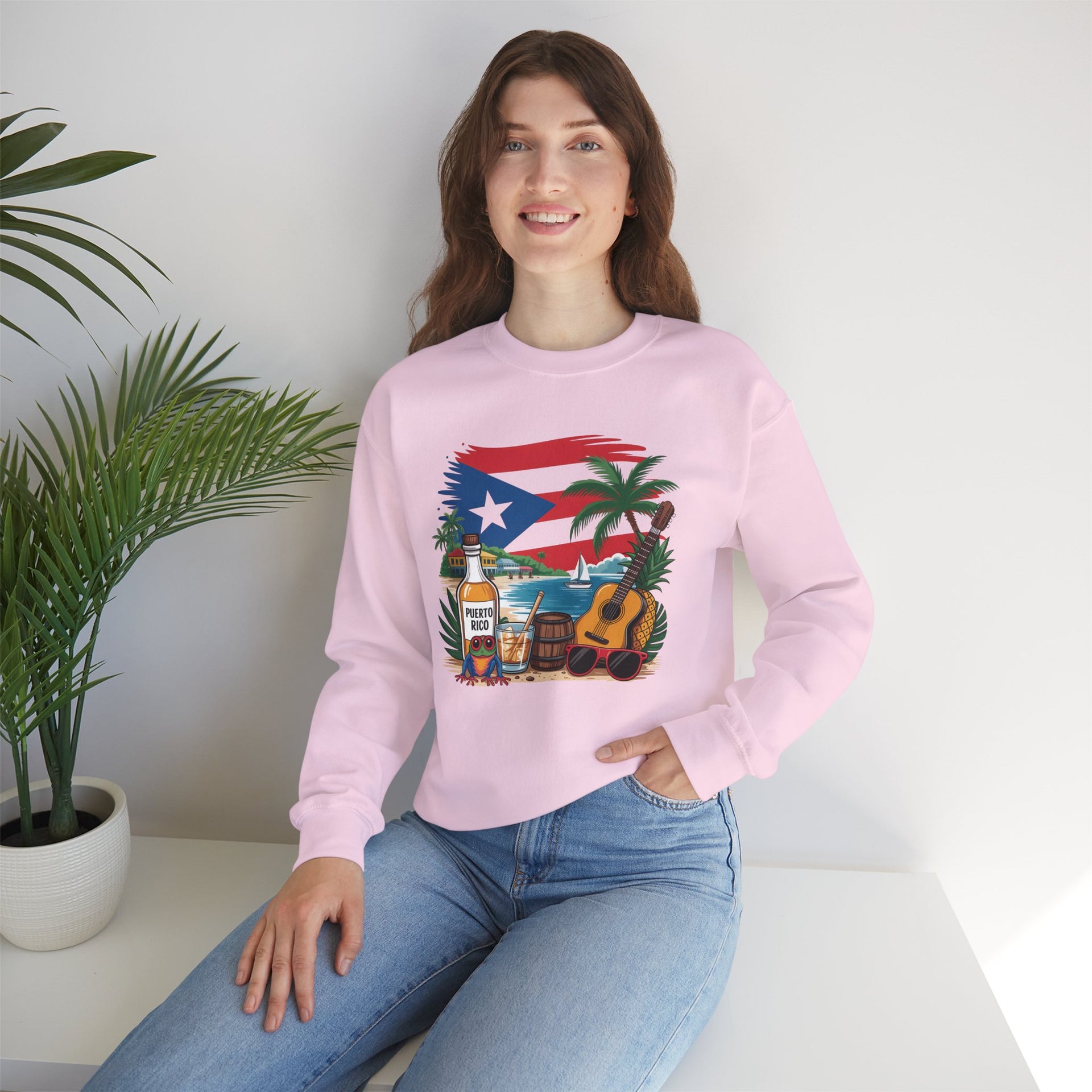 Boricua, Puerto Rico, Coqui Sweatshirt