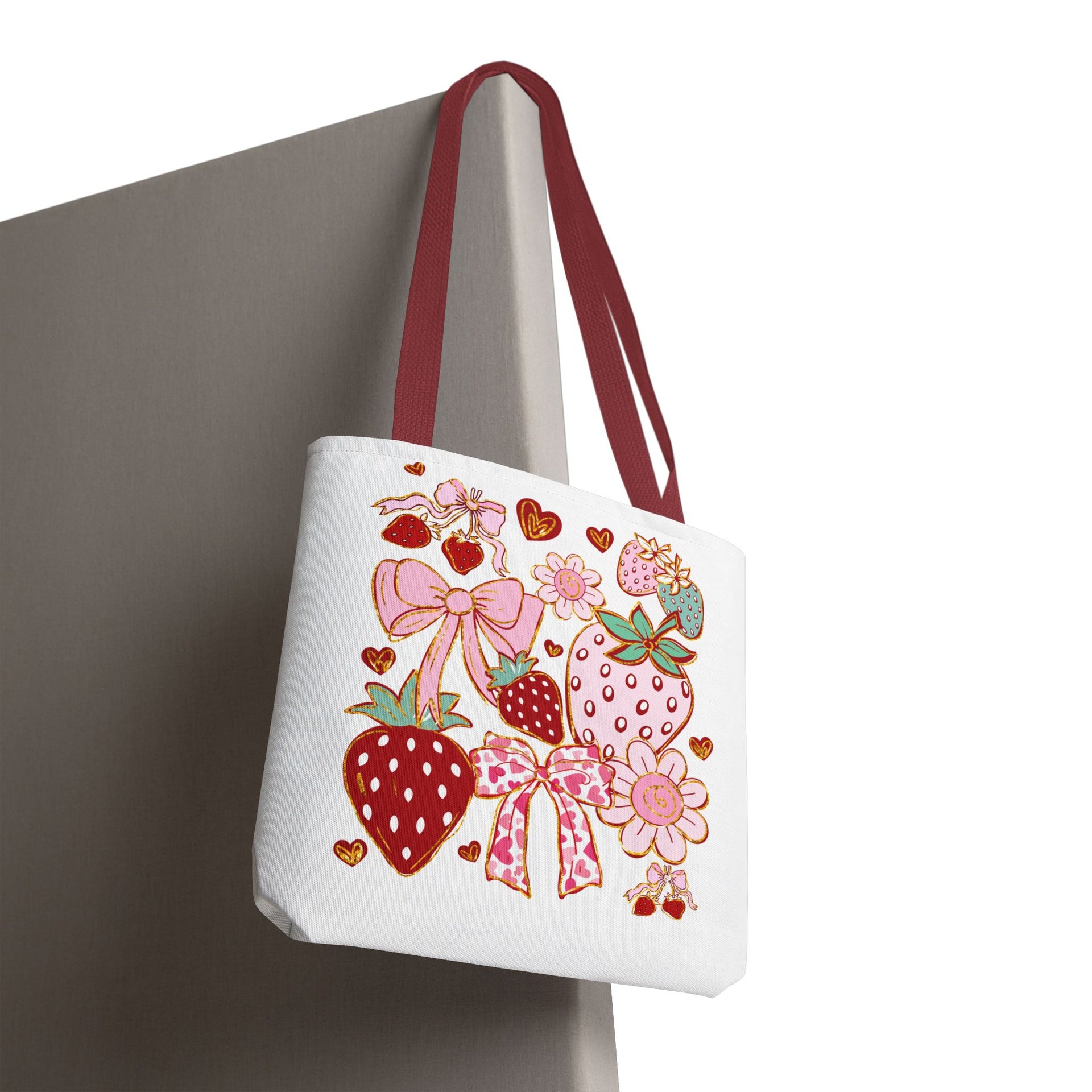 Boho Strawberry Coquette Bag