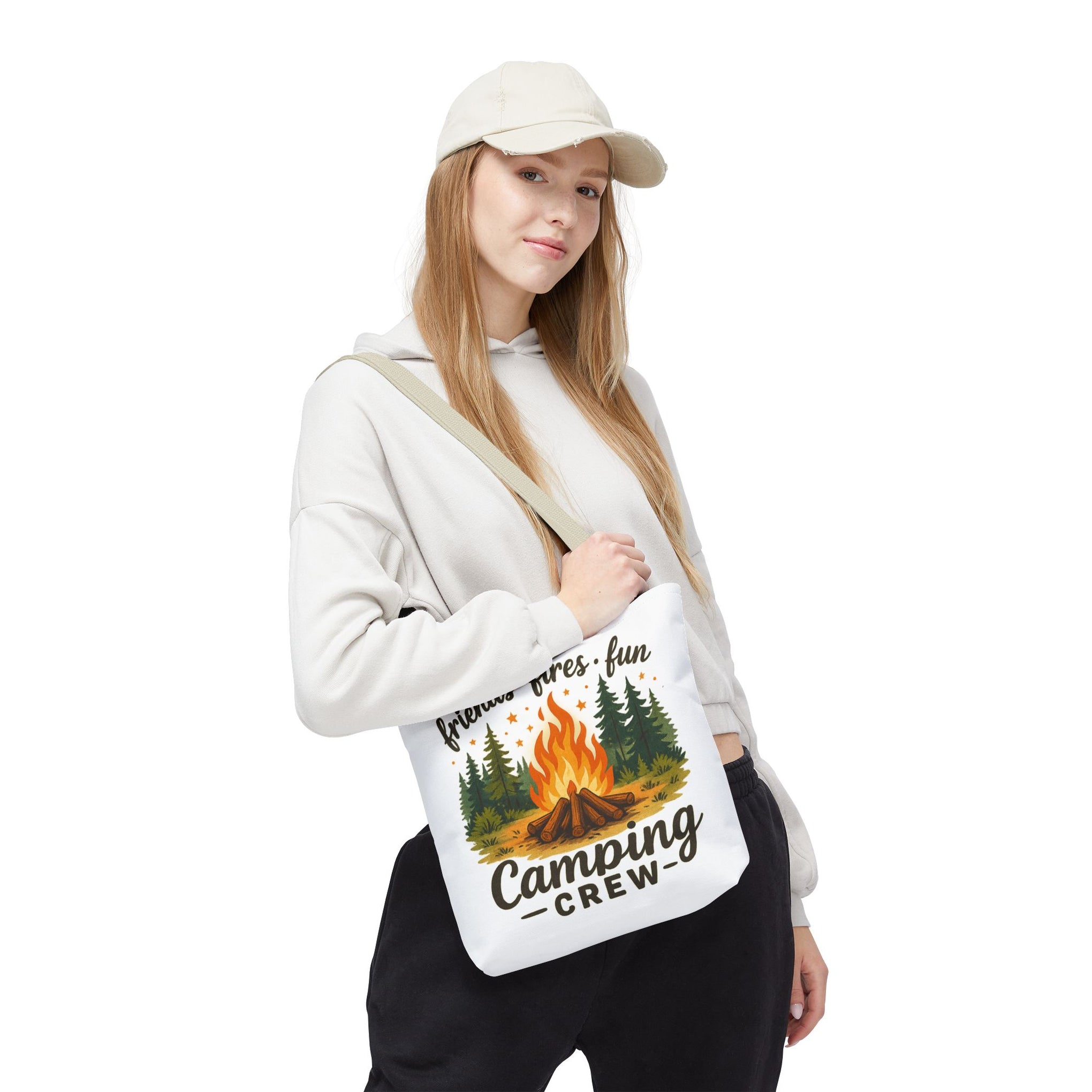 Friends Fire Fun Camping Crew Bag