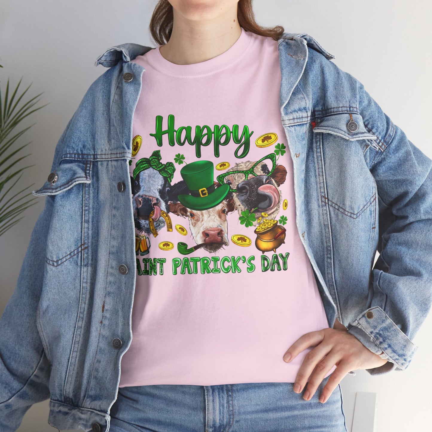 Happy St Patrick's Day Tee Shirt, Holiday Gift, Unisex Cotton Shirt, Movie Lovers Apparel, Cozy Family Tee