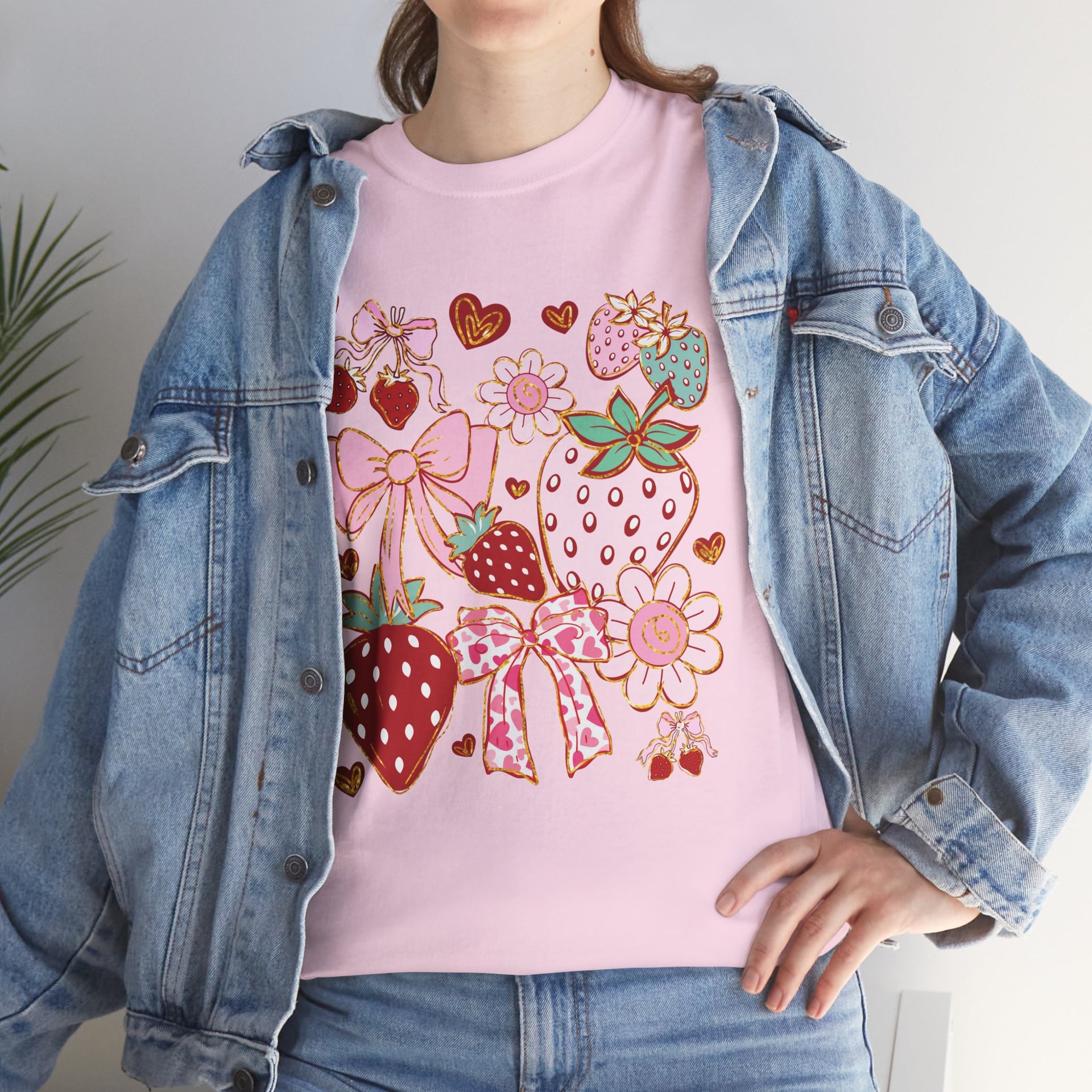 Boho Strawberry Coquette t-shirt