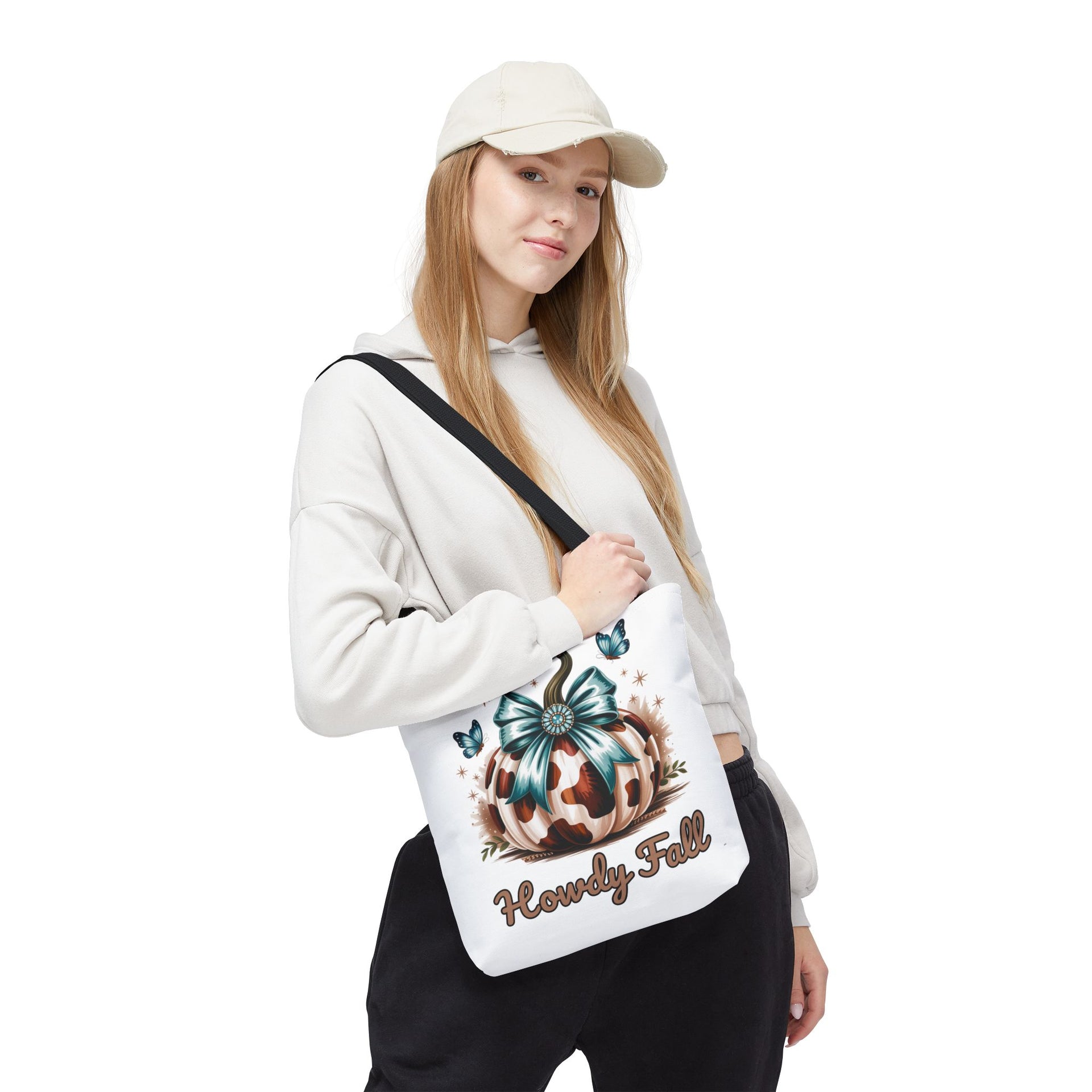 Howdy Fall Western Pumpkin Cowhide Bag