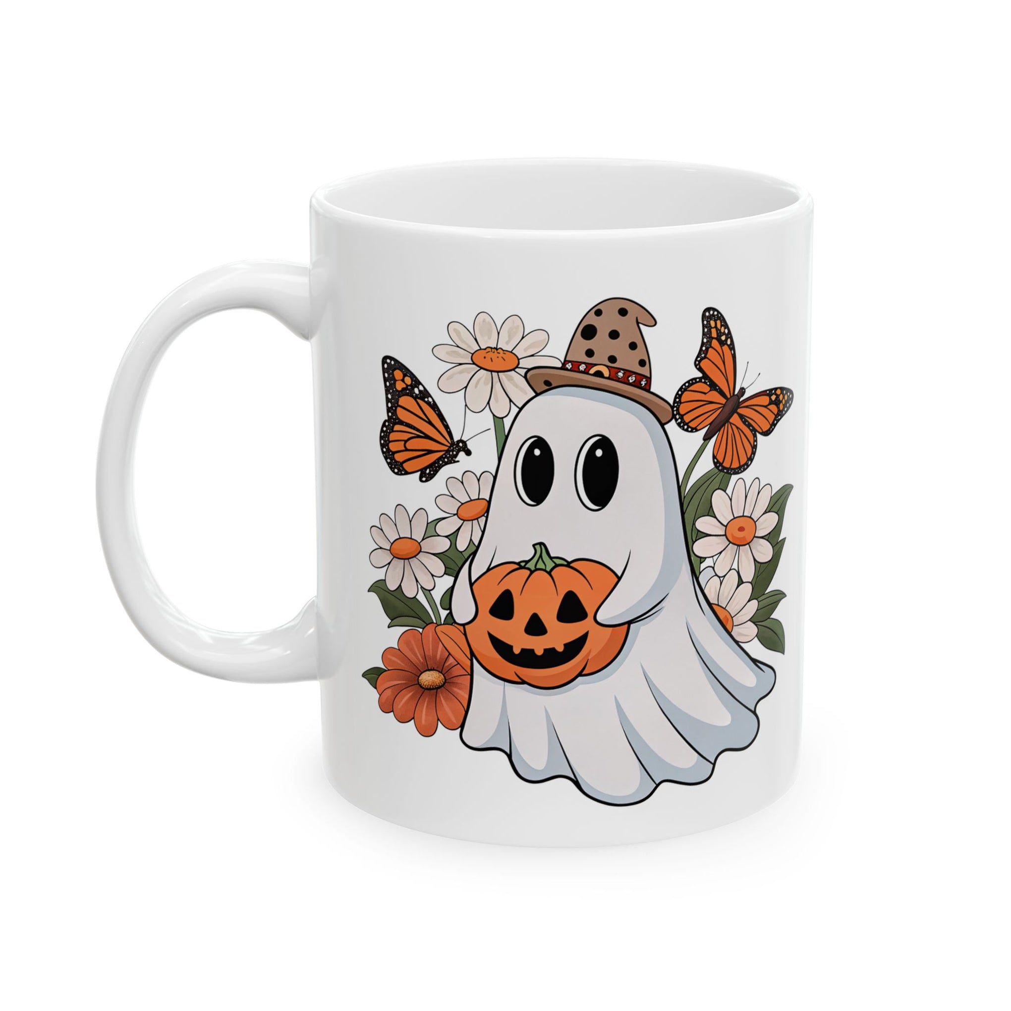 Cute Halloween Ghosts Cup, Halloween cup 11oz and 15oz cup