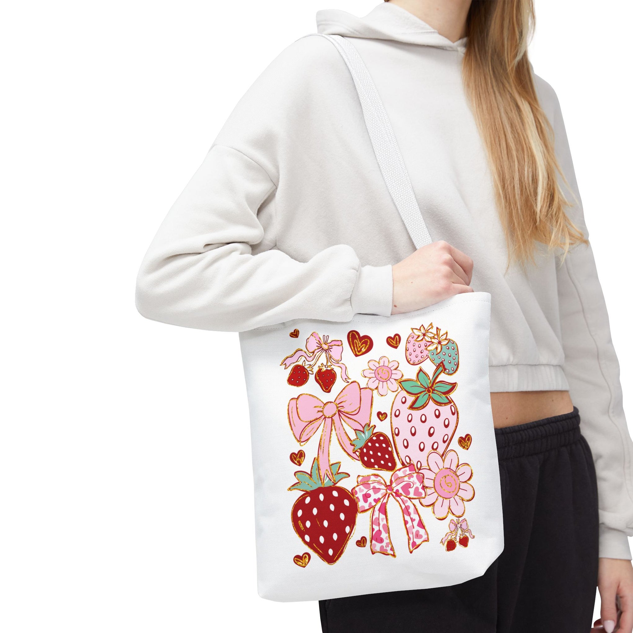 Boho Strawberry Coquette Bag