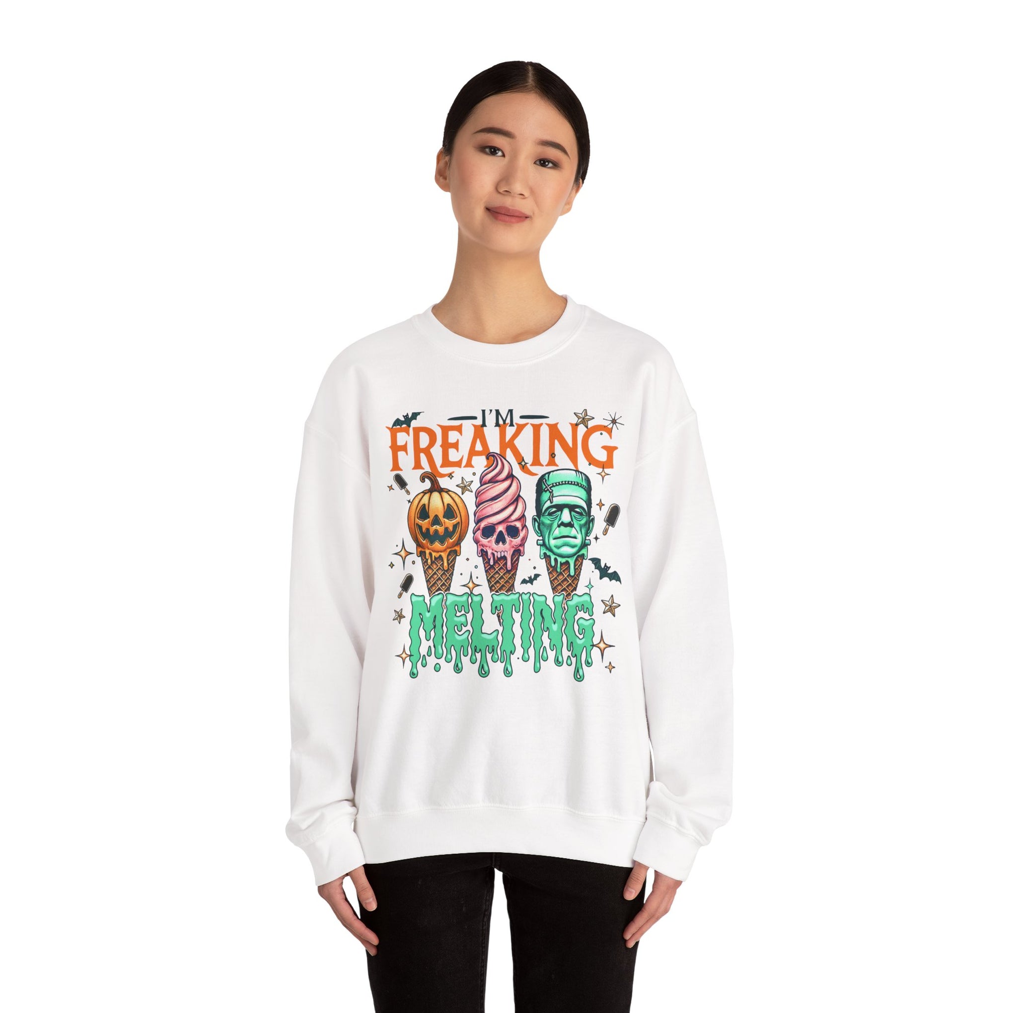 I'm Freaking Melting Sweatshirt, Halloween Sweatshirt