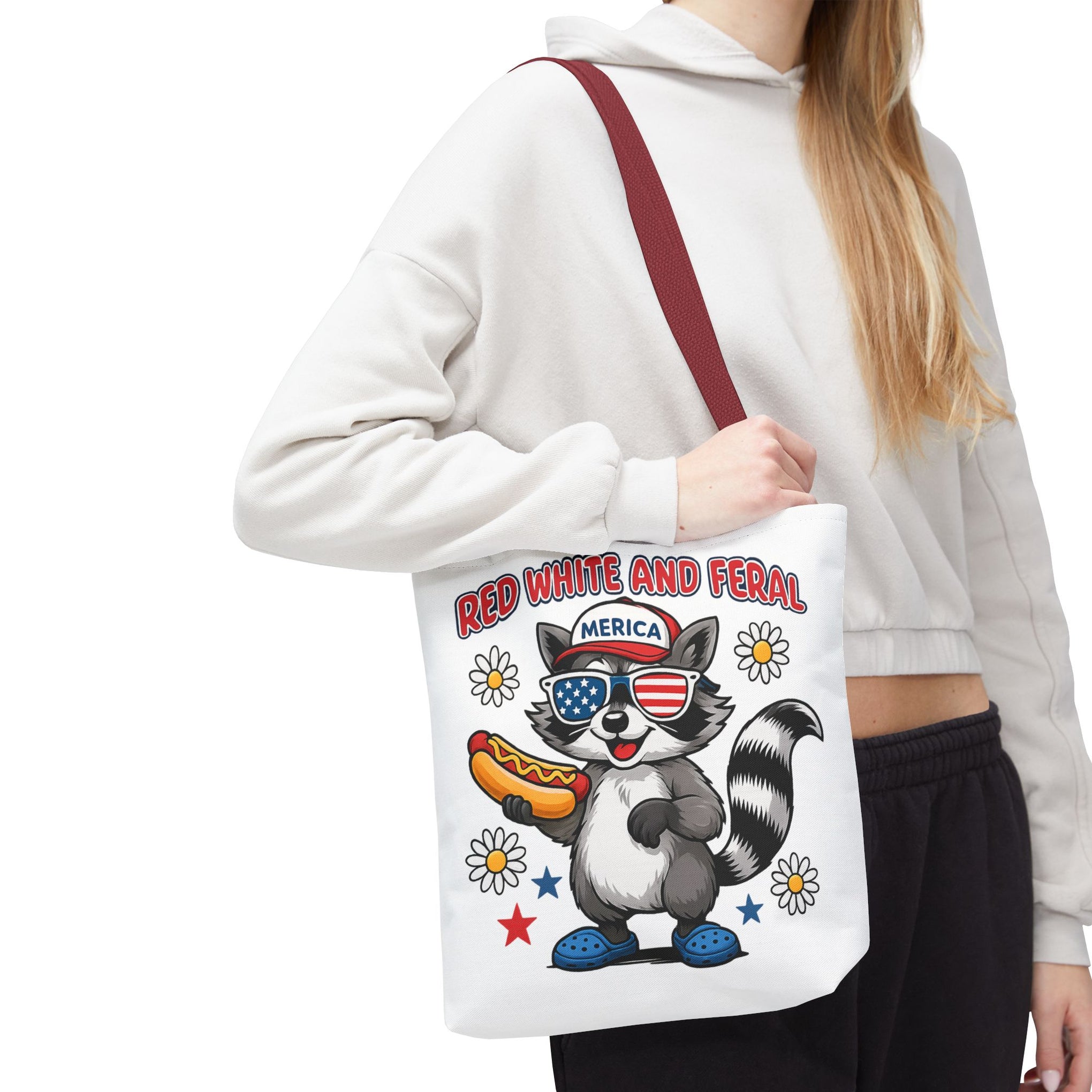 Red, White and Feral Summer Bag