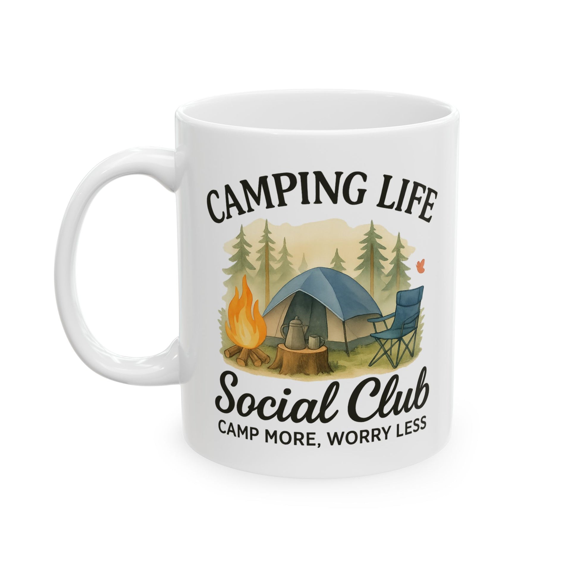 Camping Life Social Club Mug