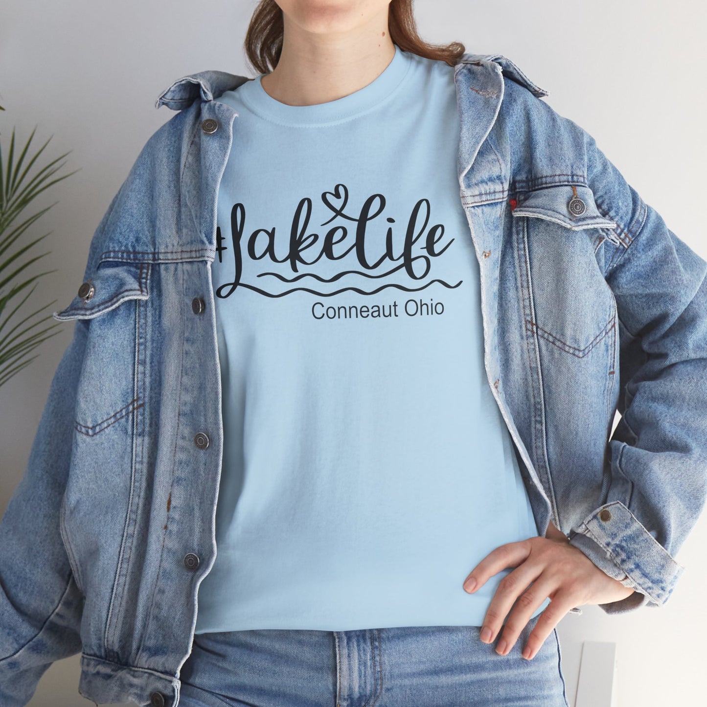 Lake Life Conneaut Ohio Tee Shirt, Home Town Gift, Unisex Cotton Shirt,Home Town Love, Comfy Apparel, Cozy Family Tee