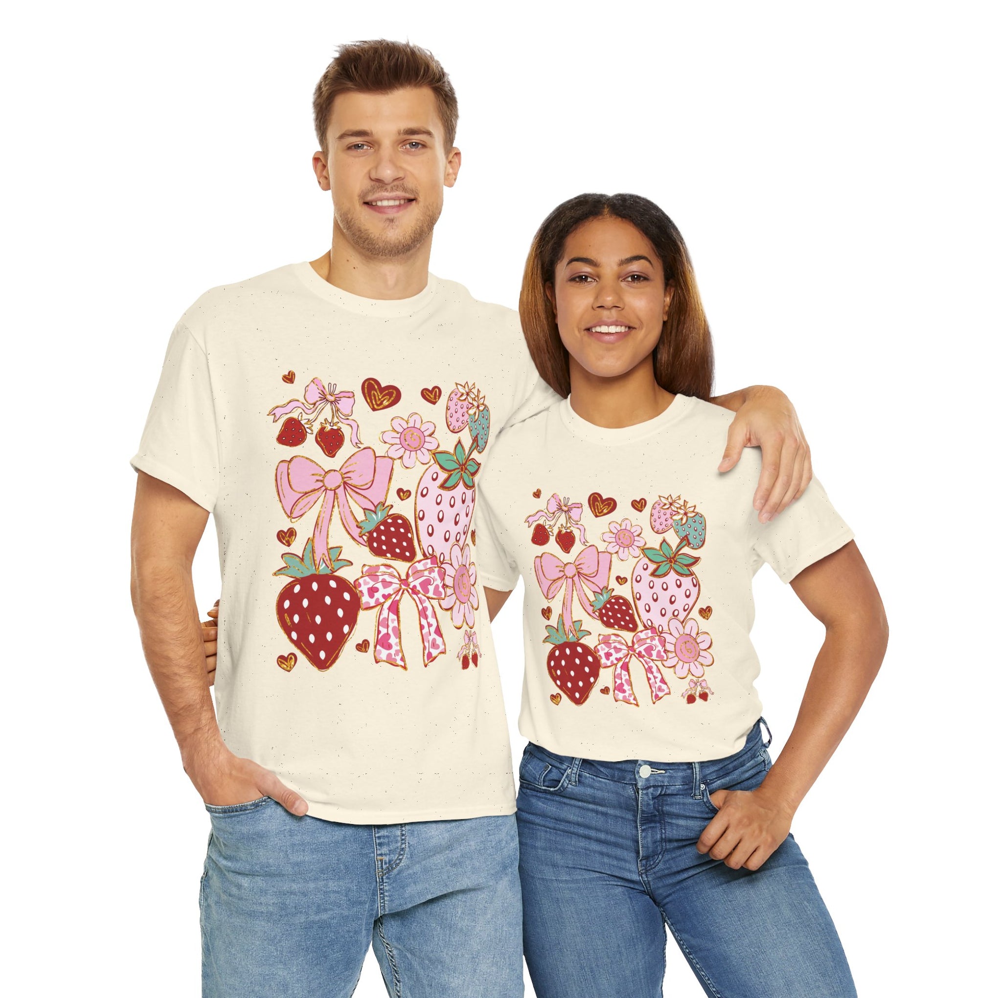 Boho Strawberry Coquette t-shirt
