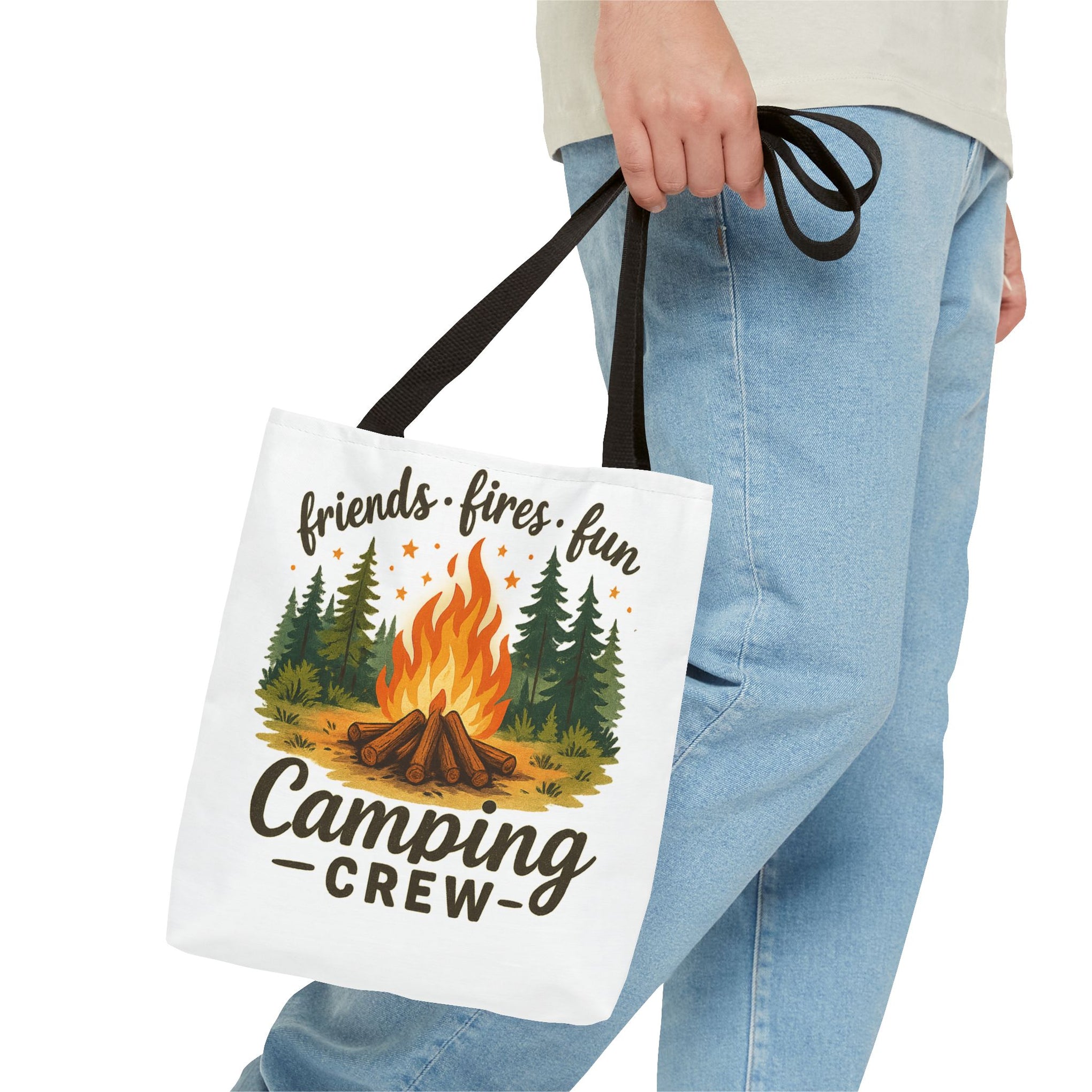 Friends Fire Fun Camping Crew Bag