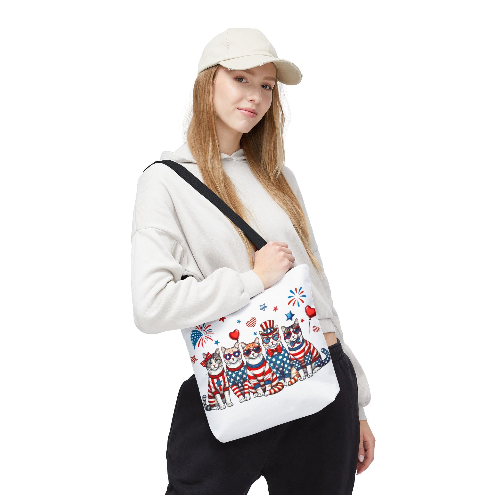 4th of July Patriotic Cat Bag