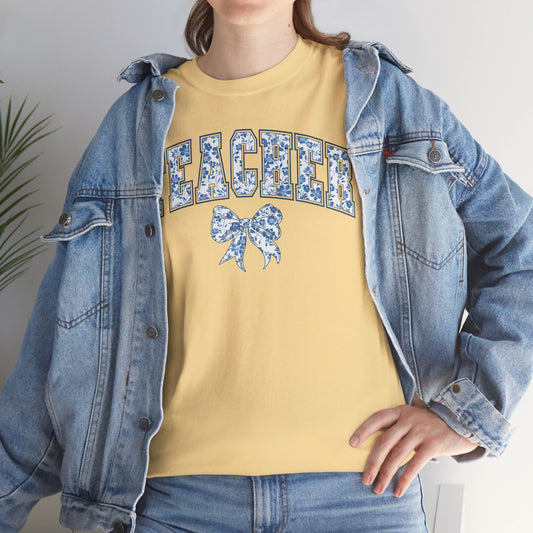 Teacher Chinoiseries Blue Coquette Bow