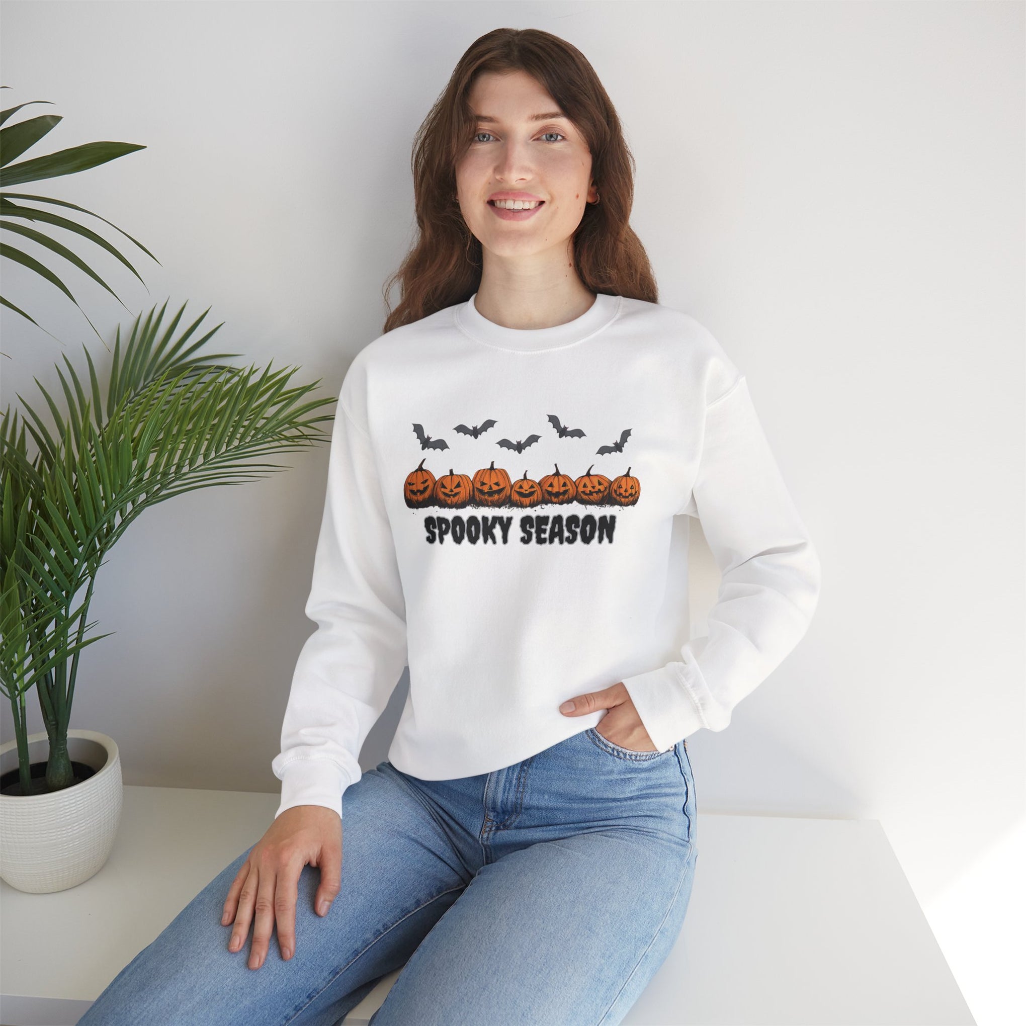 Spooky Season, Fall , Cozy Sweatshirt, Halloween Sweatshirt