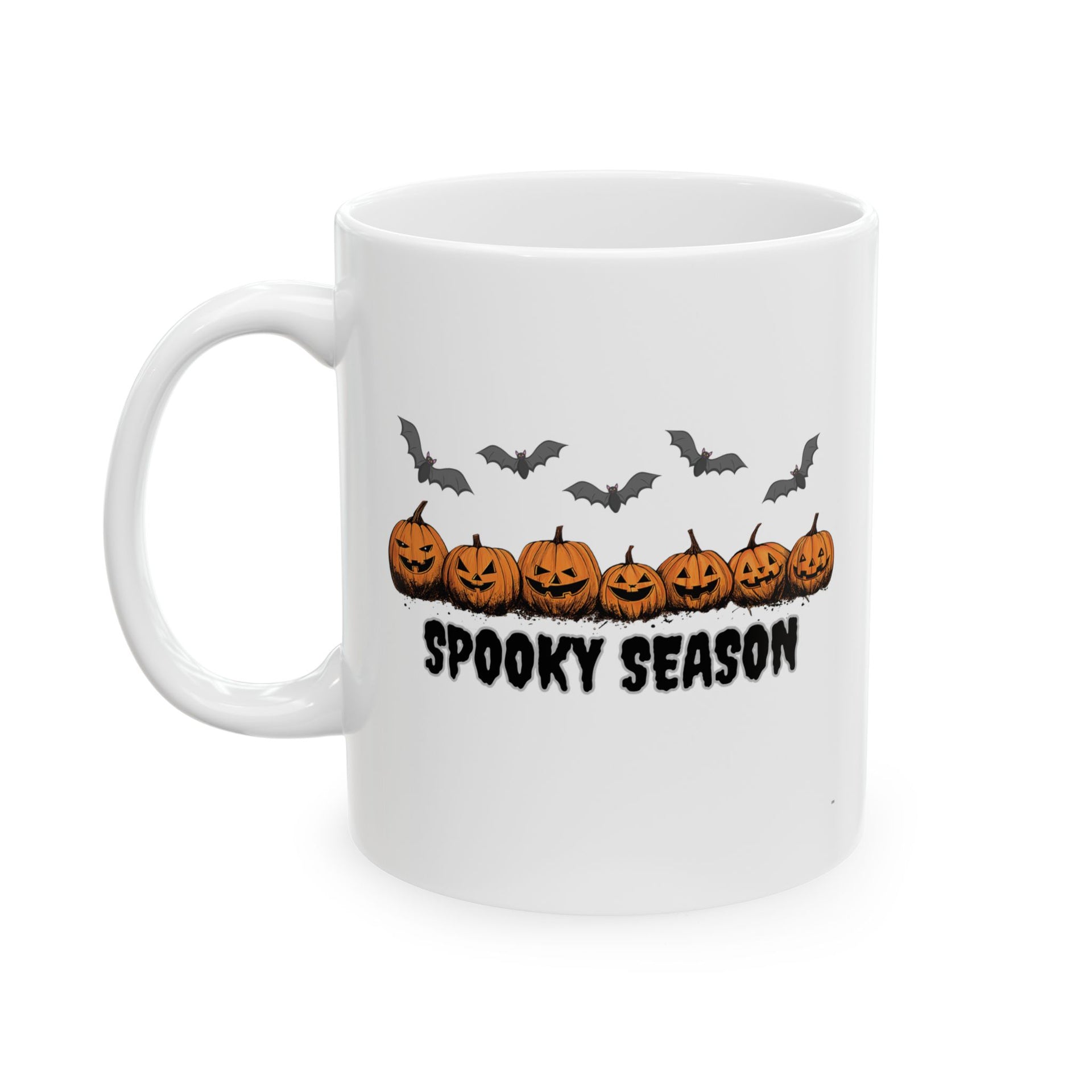 Spooky Season, Fall  Ceramic Mug (11oz, 15oz) - Halloween Cup