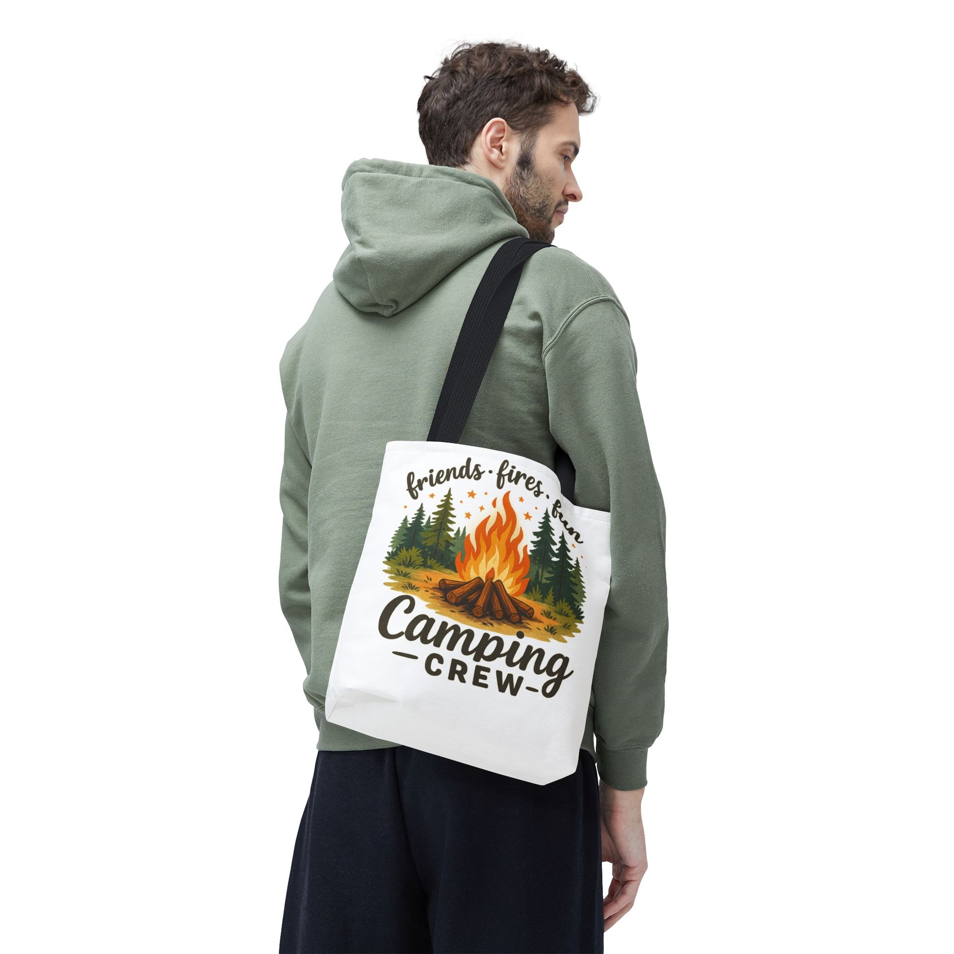 Friends Fire Fun Camping Crew Bag
