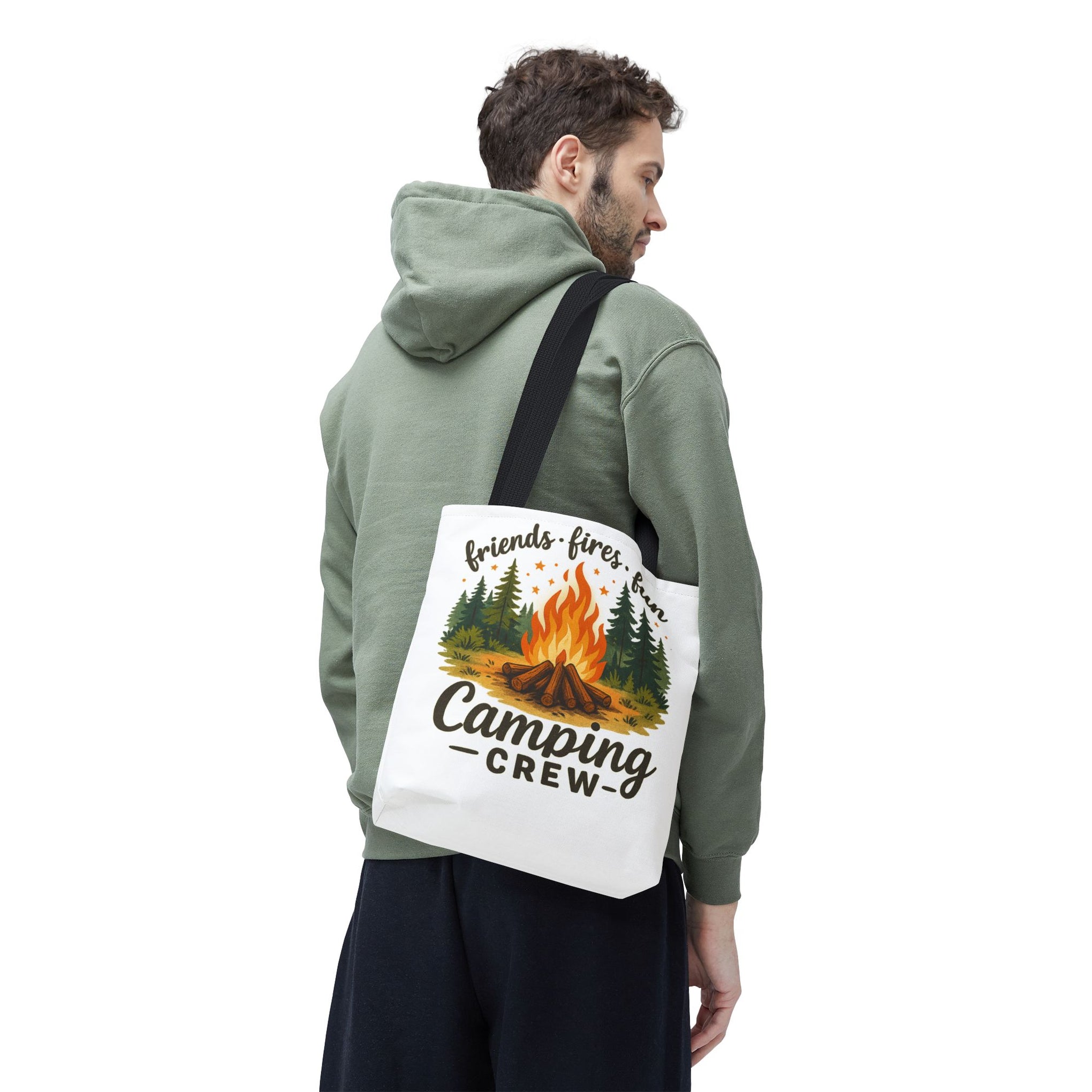 Friends Fire Fun Camping Crew Bag