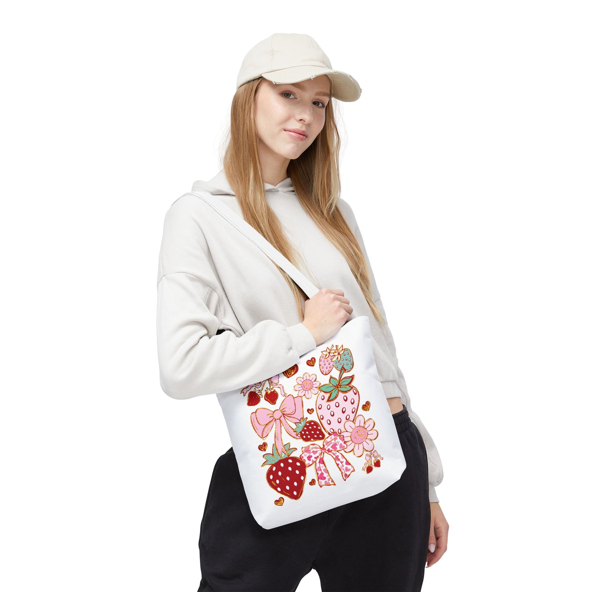 Boho Strawberry Coquette Bag