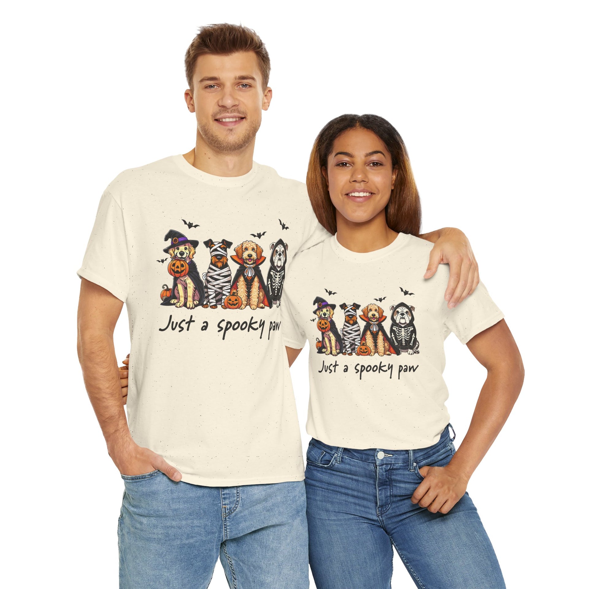 Just a Spooky Paw | Funny Halloween Dog Shirt