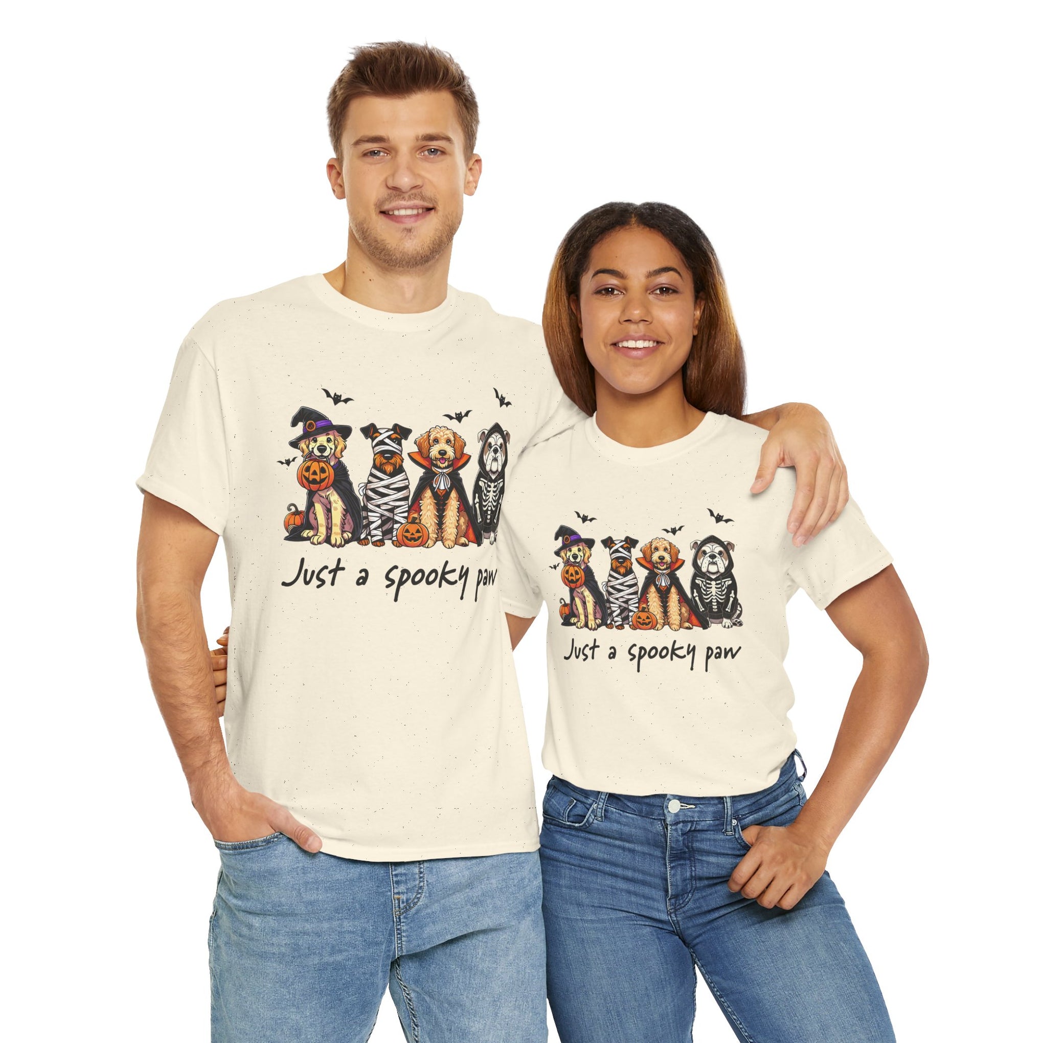 Just a Spooky Paw | Funny Halloween Dog Shirt