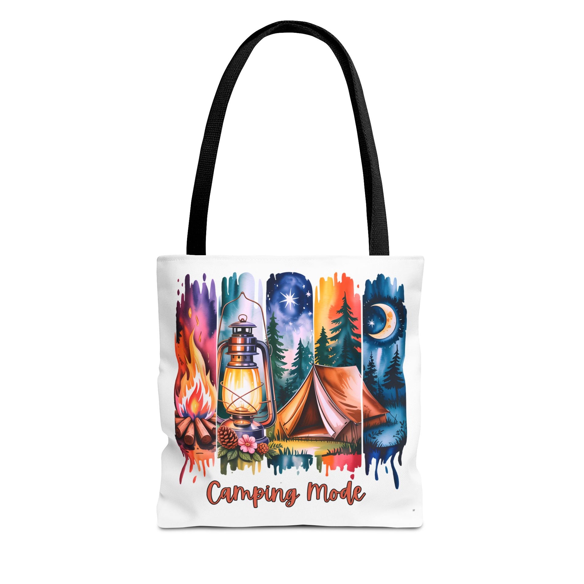 Camping Mode brush stroke Tote Bag